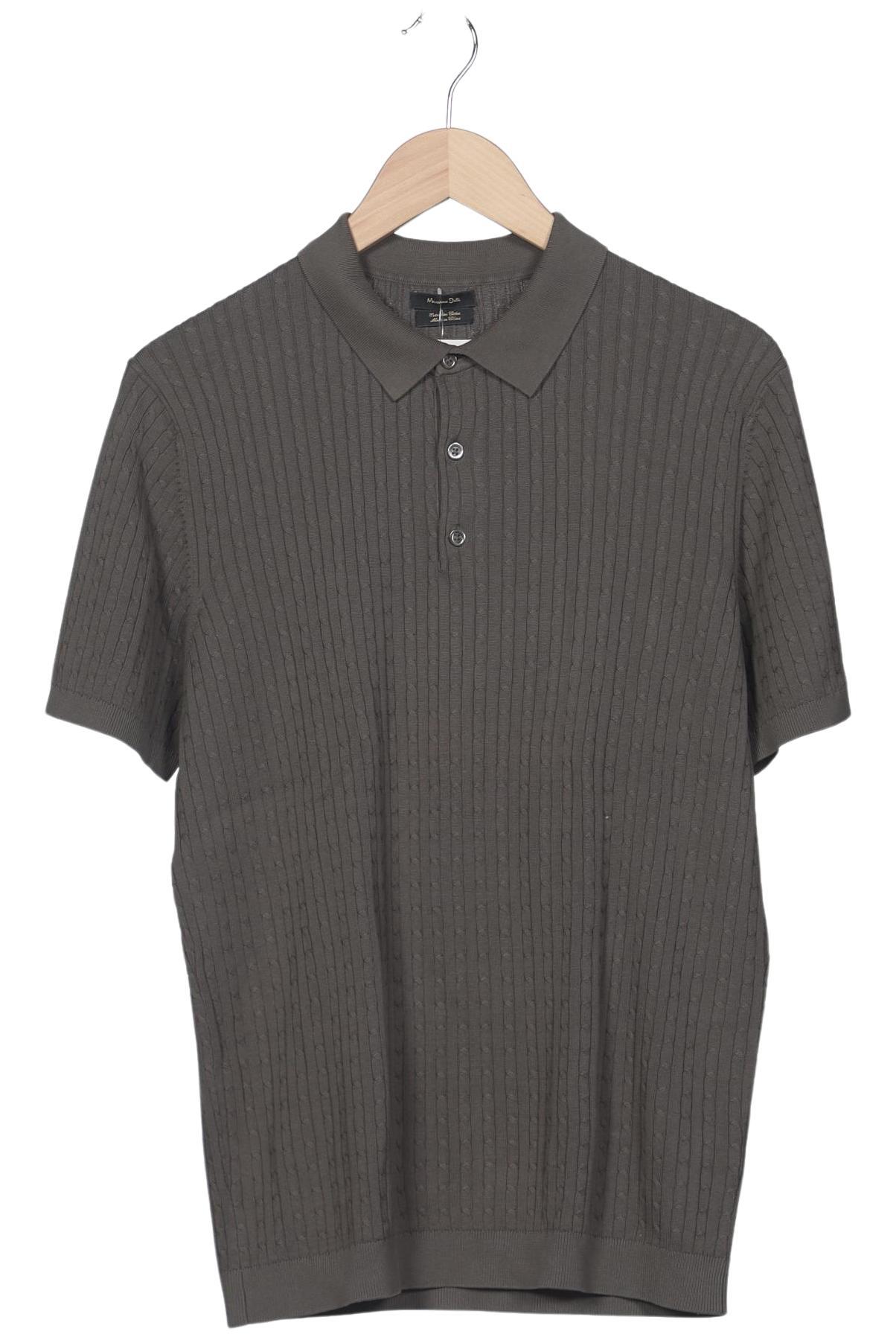 

Massimo Dutti Herren Poloshirt, grau, Gr. 54