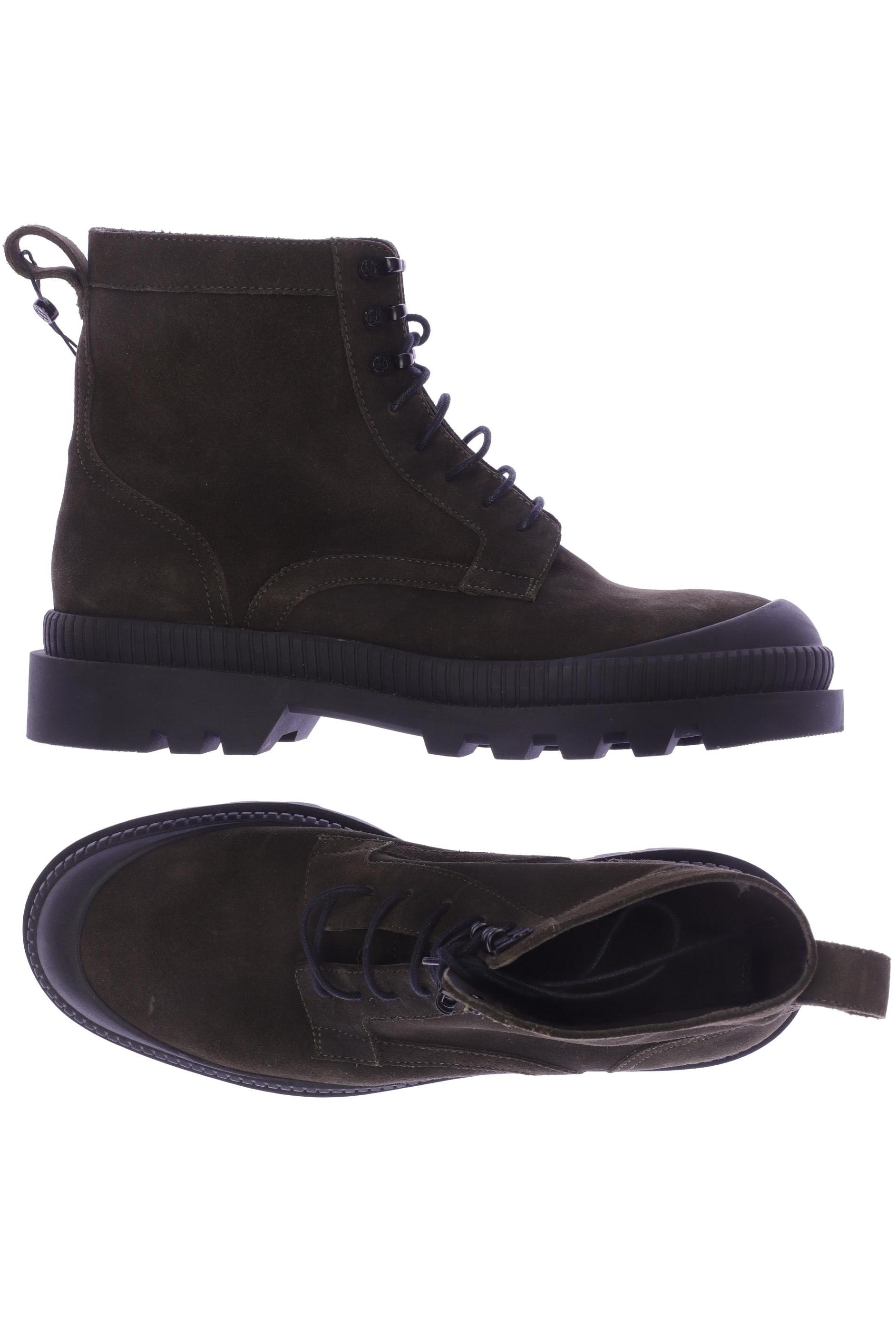 

Massimo Dutti Herren Stiefel, grün, Gr. 44