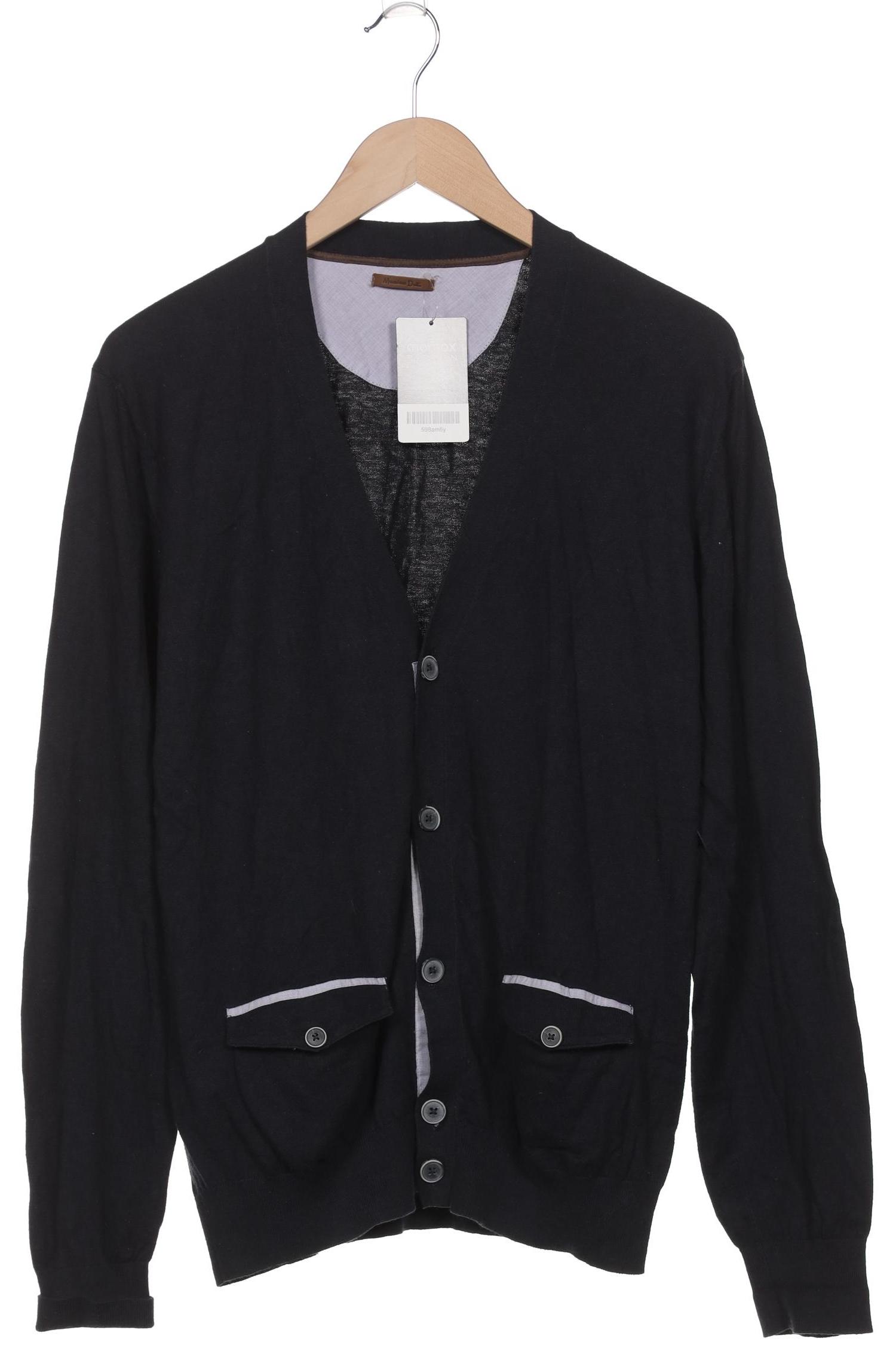 Thumbnail - Massimo Dutti Herren Strickjacke, marineblau, Gr. 52