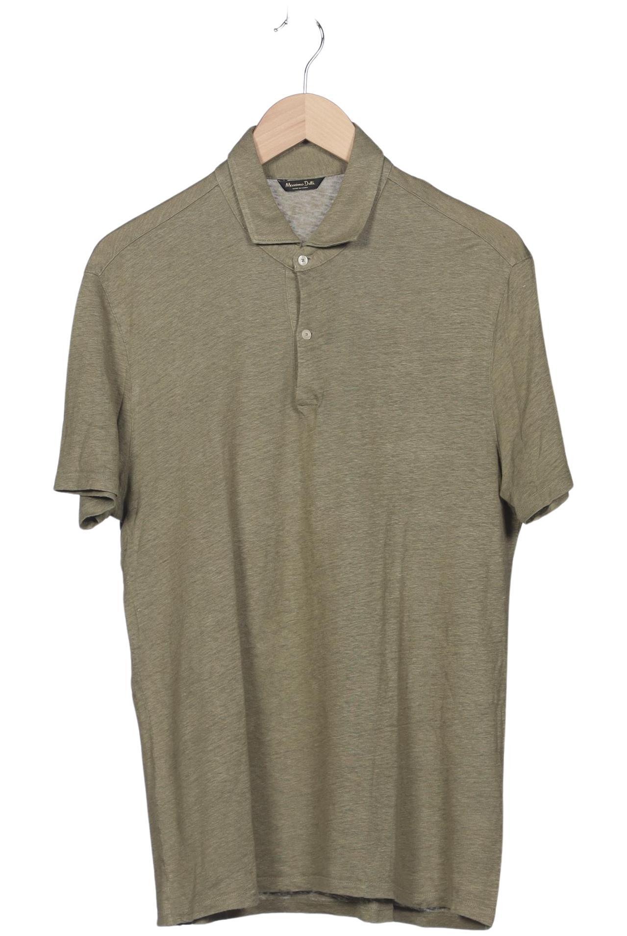 

Massimo Dutti Herren Poloshirt, grün, Gr. 54