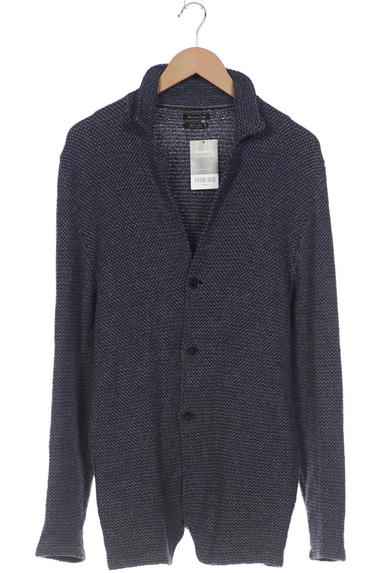 

Massimo Dutti Herren Strickjacke, marineblau, Gr. 54