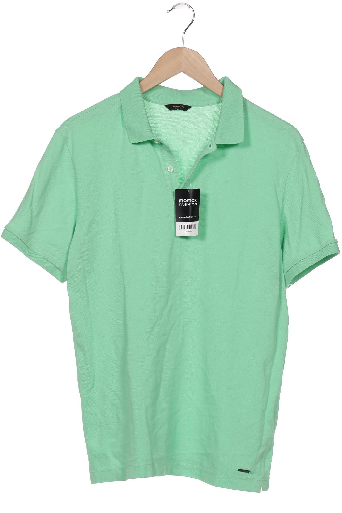 

Massimo Dutti Herren Poloshirt, grün, Gr. 52