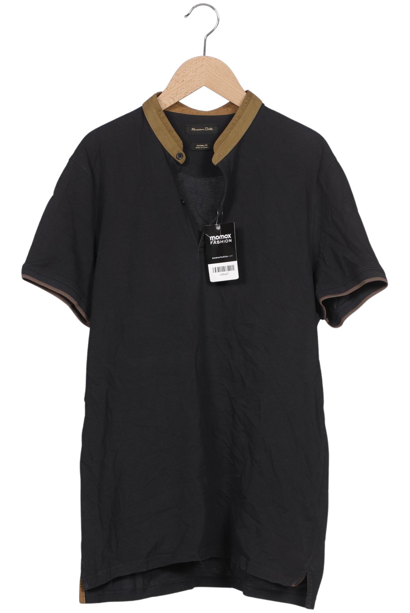 Thumbnail - Massimo Dutti Herren Poloshirt, schwarz, Gr. 52