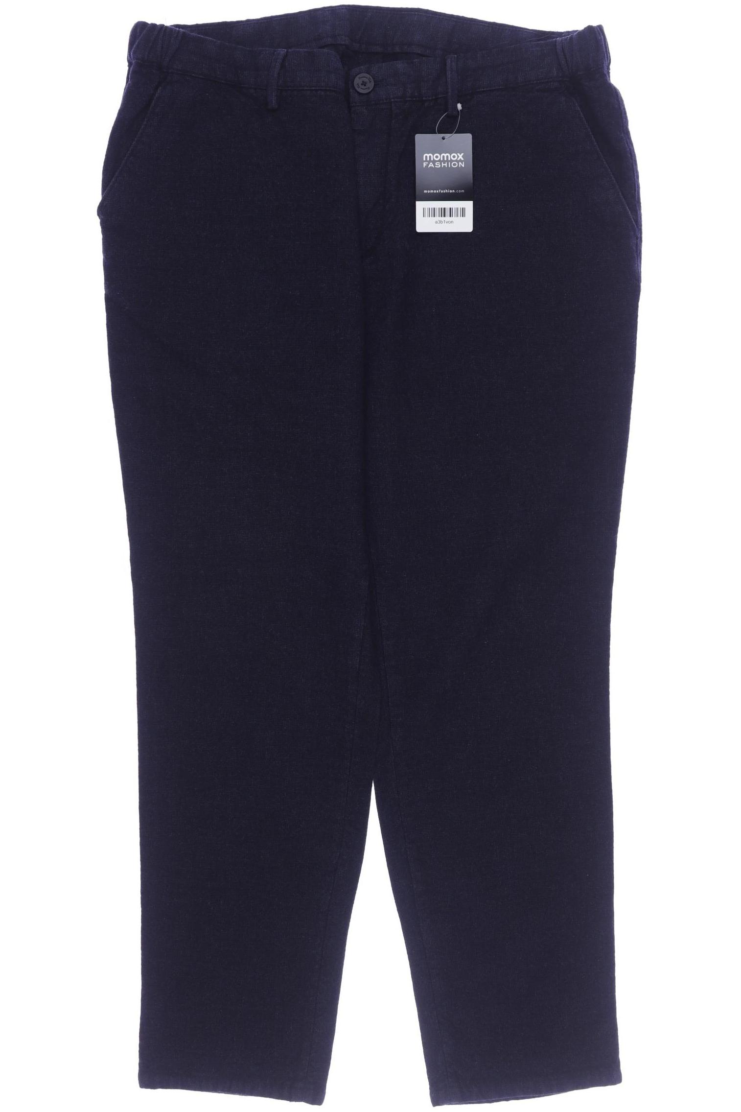 Thumbnail - Massimo Dutti Herren Stoffhose, marineblau, Gr. 48