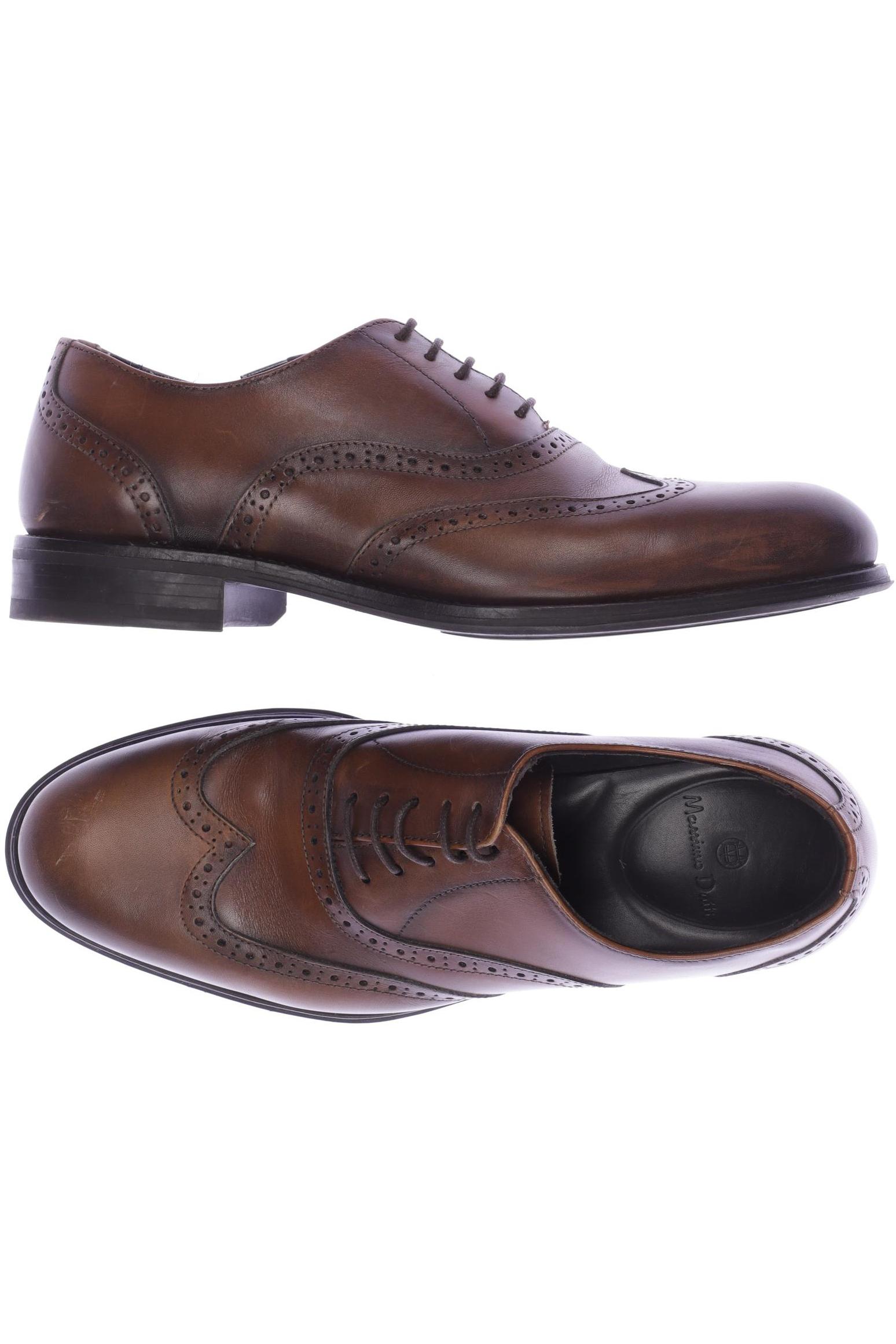 

Massimo Dutti Herren Halbschuh, braun, Gr. 39