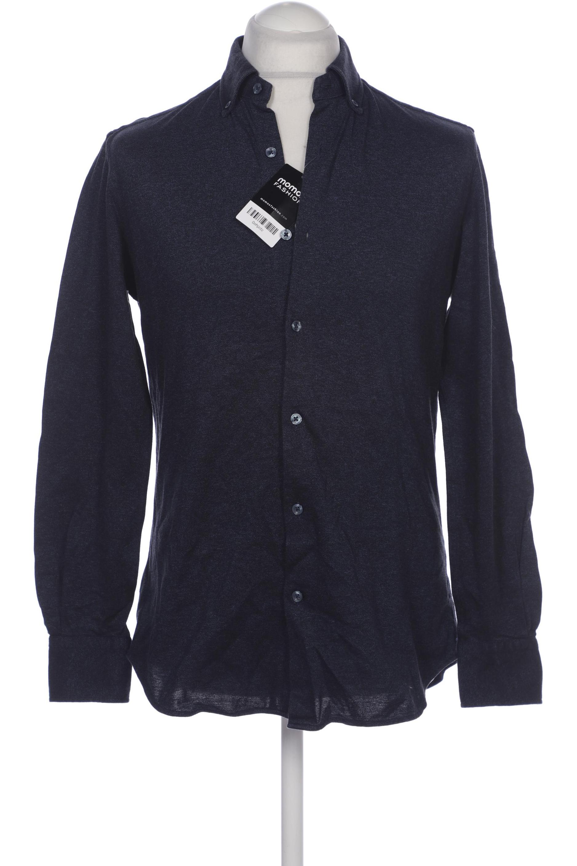 

Massimo Dutti Herren Hemd, marineblau, Gr. 48