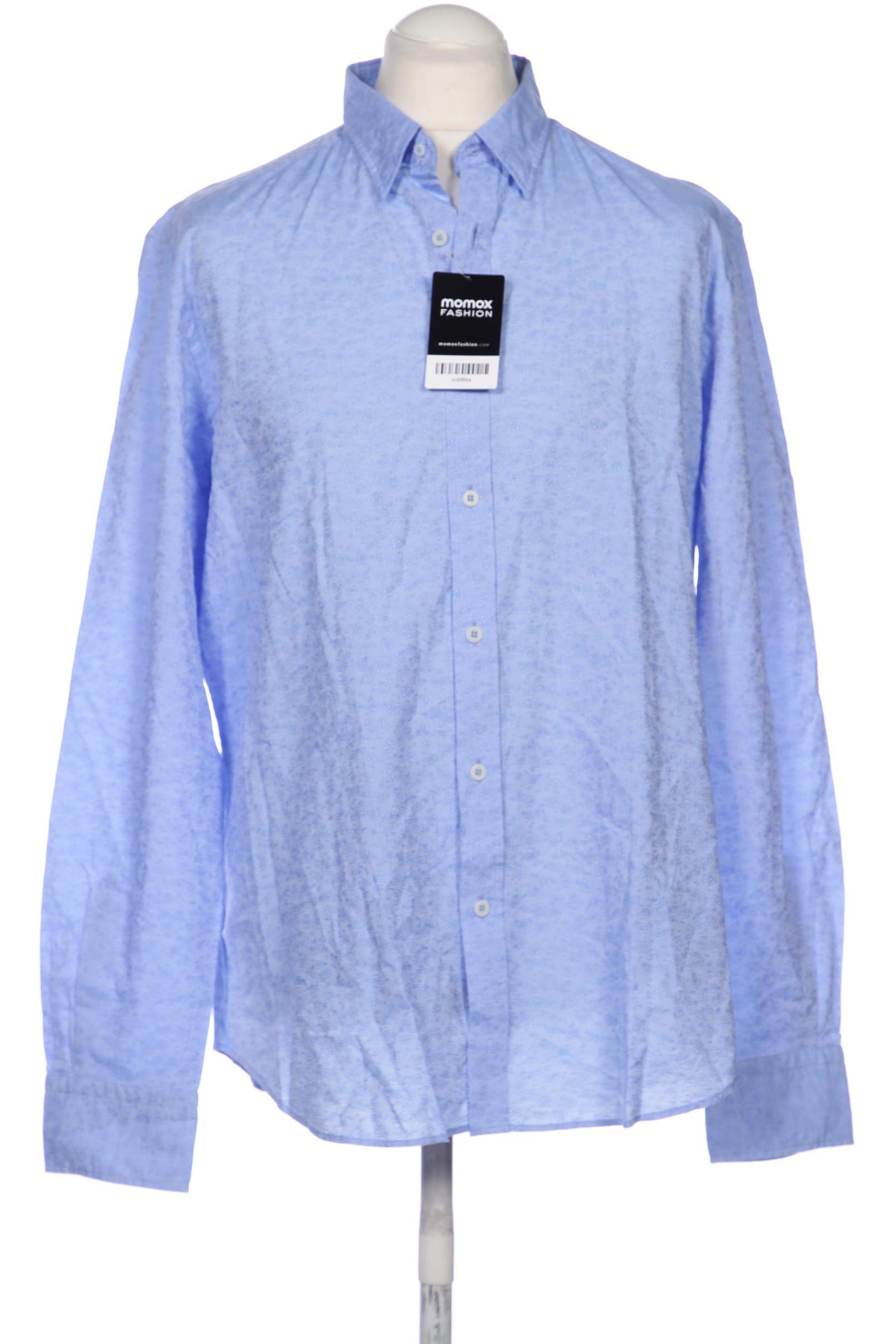 

Massimo Dutti Herren Hemd, blau, Gr. 54