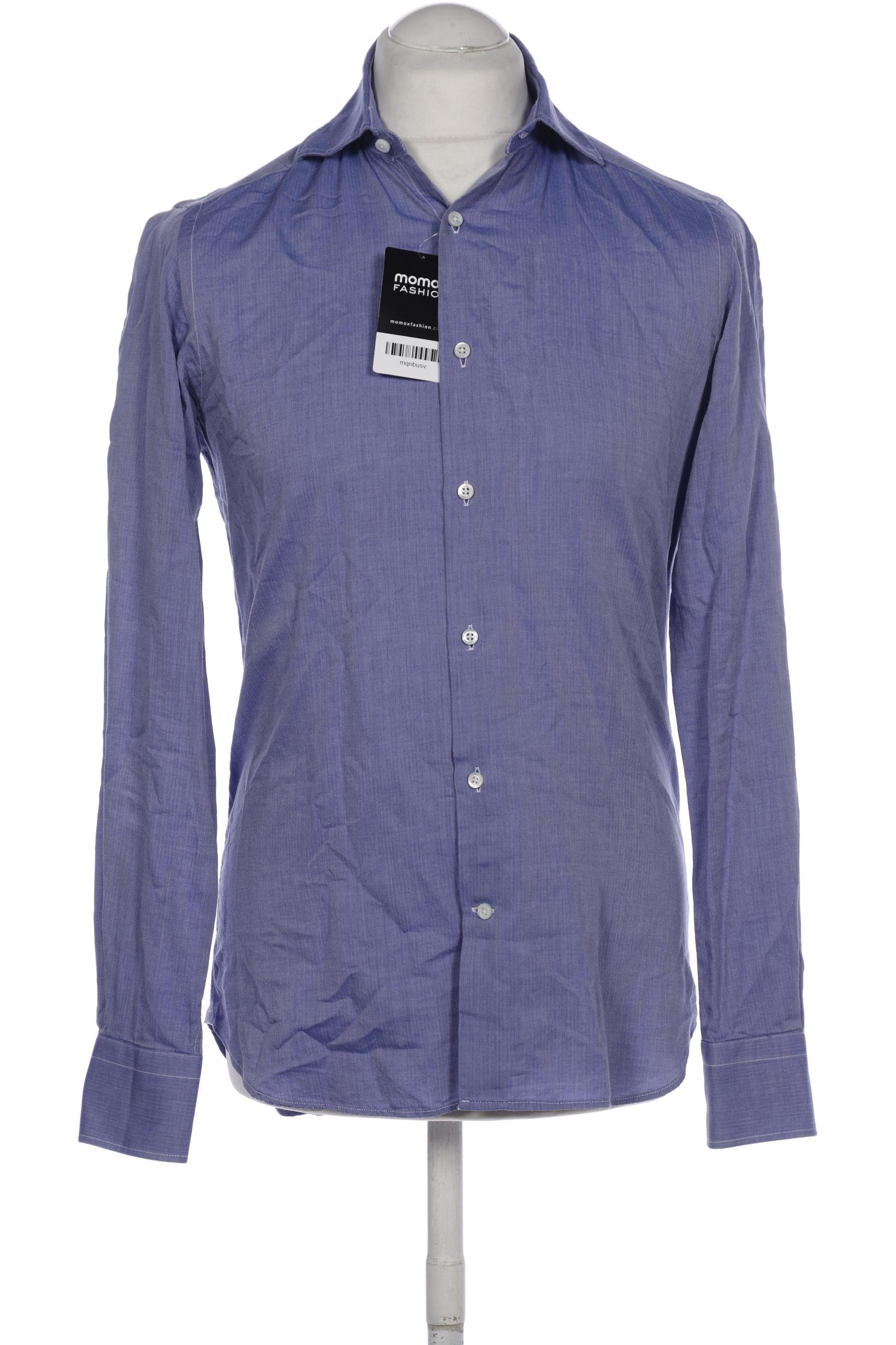 

Massimo Dutti Herren Hemd, blau, Gr. 46