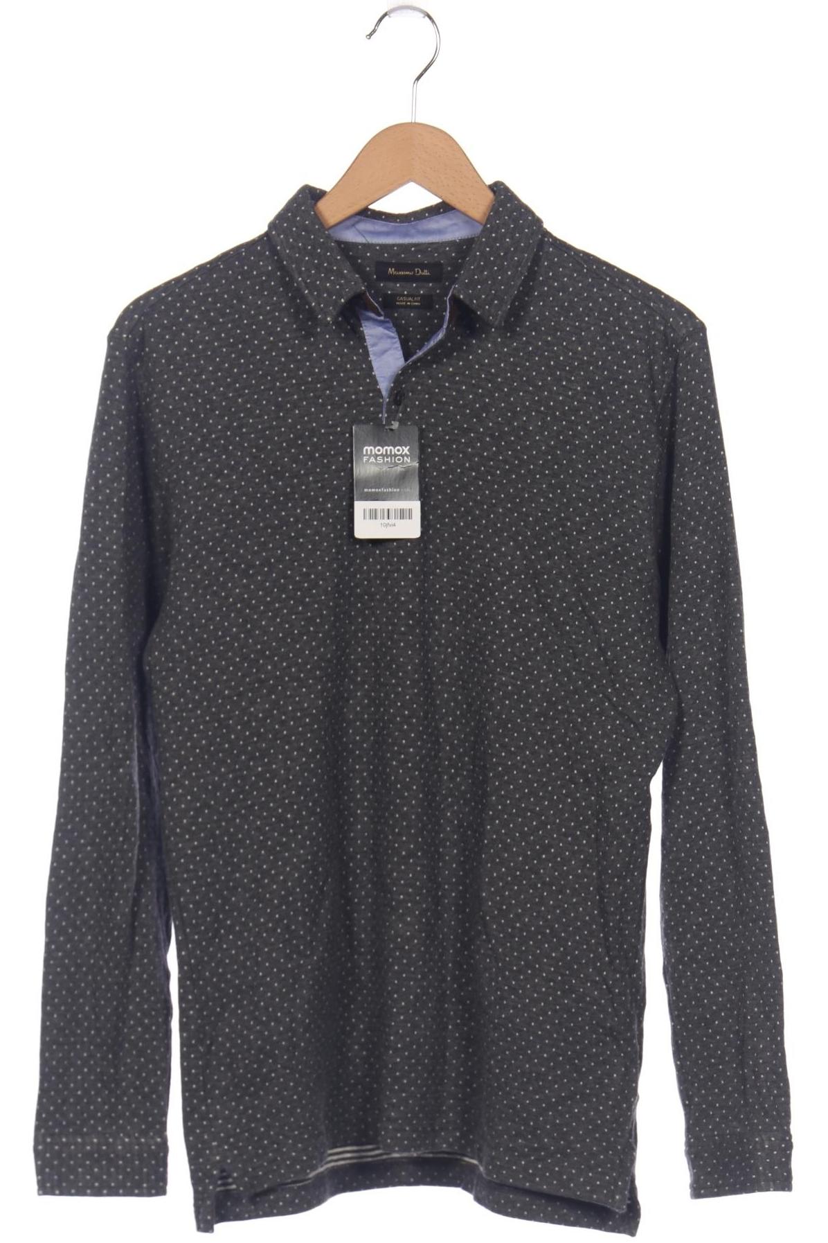 

Massimo Dutti Herren Poloshirt, grau, Gr. 48