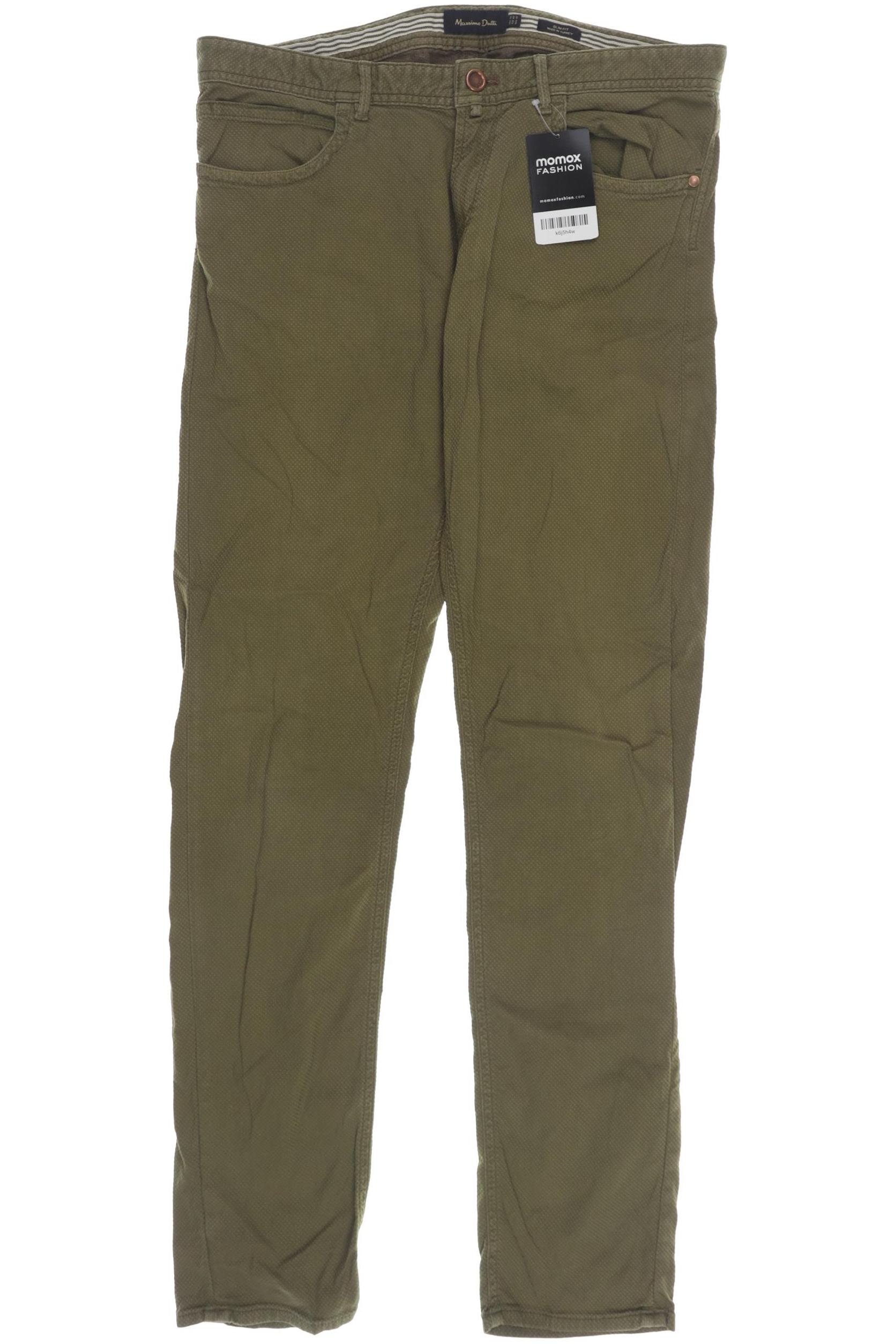 

Massimo Dutti Herren Stoffhose, grün, Gr. 32