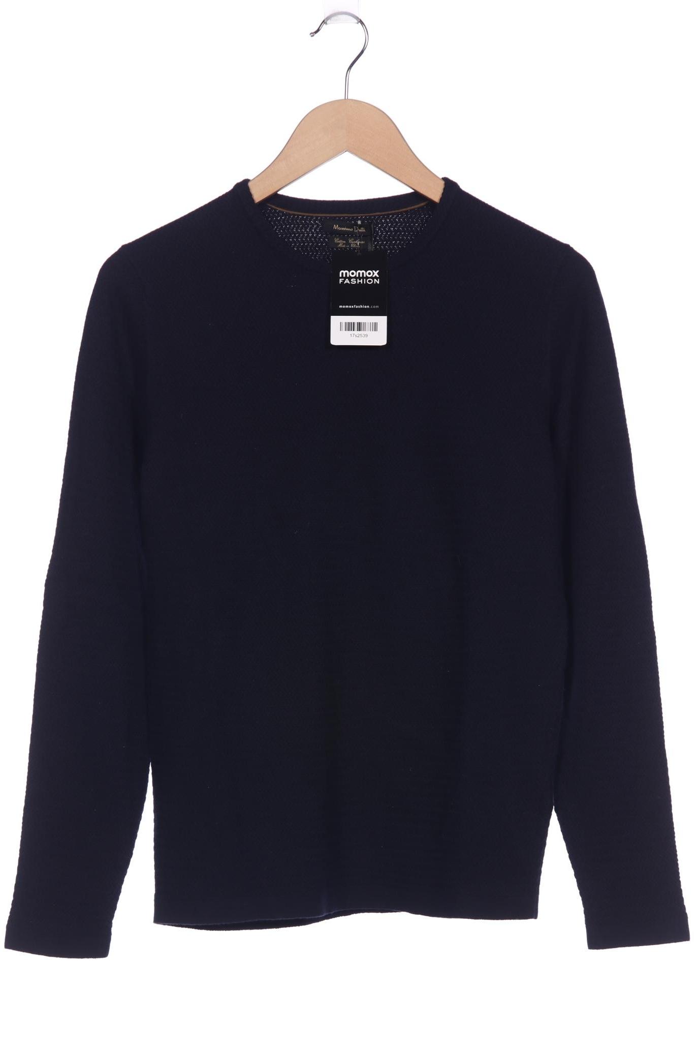 

Massimo Dutti Herren Pullover, marineblau, Gr. 46