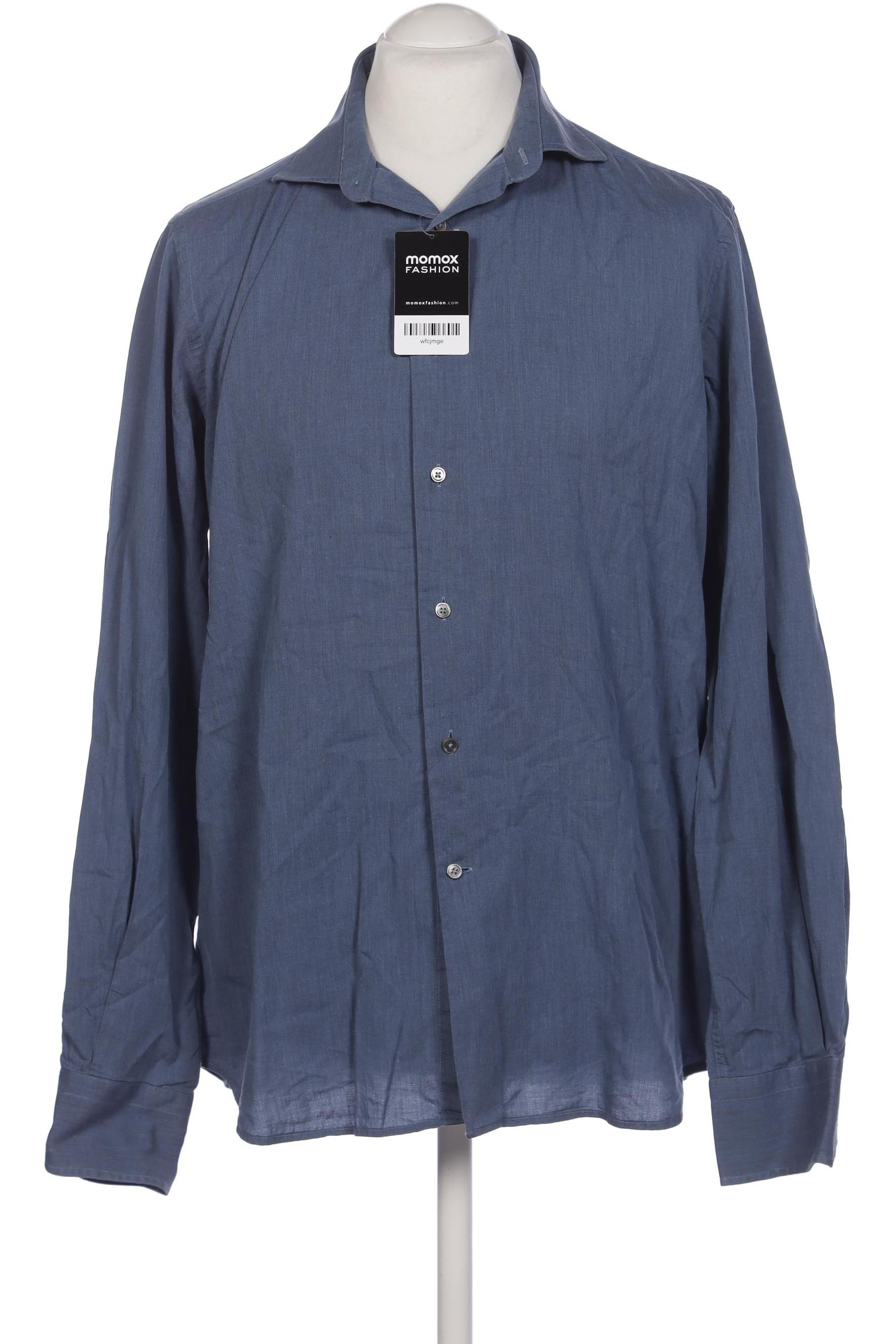 

Massimo Dutti Herren Hemd, blau, Gr. 54