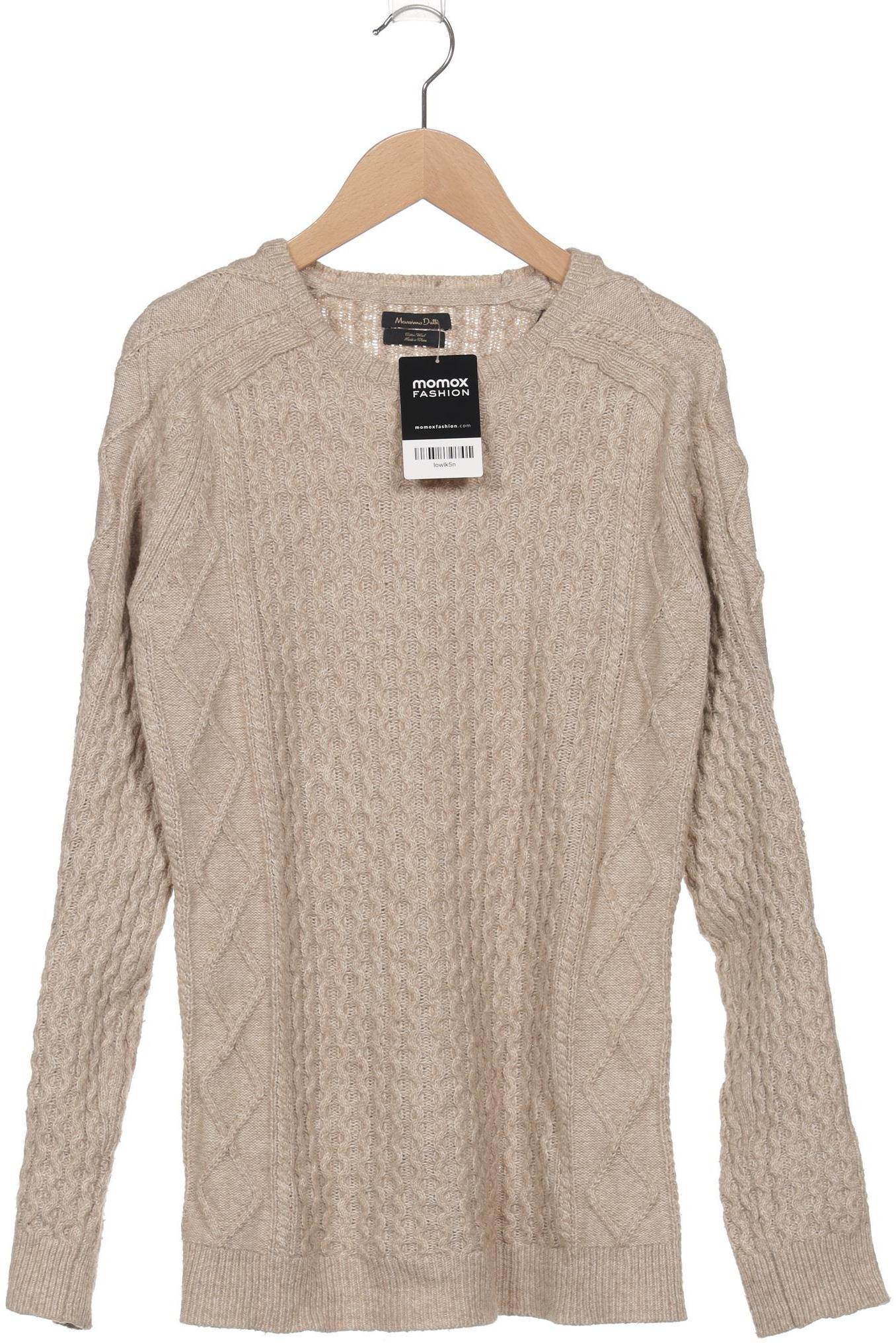 

Massimo Dutti Herren Pullover, beige, Gr. 48