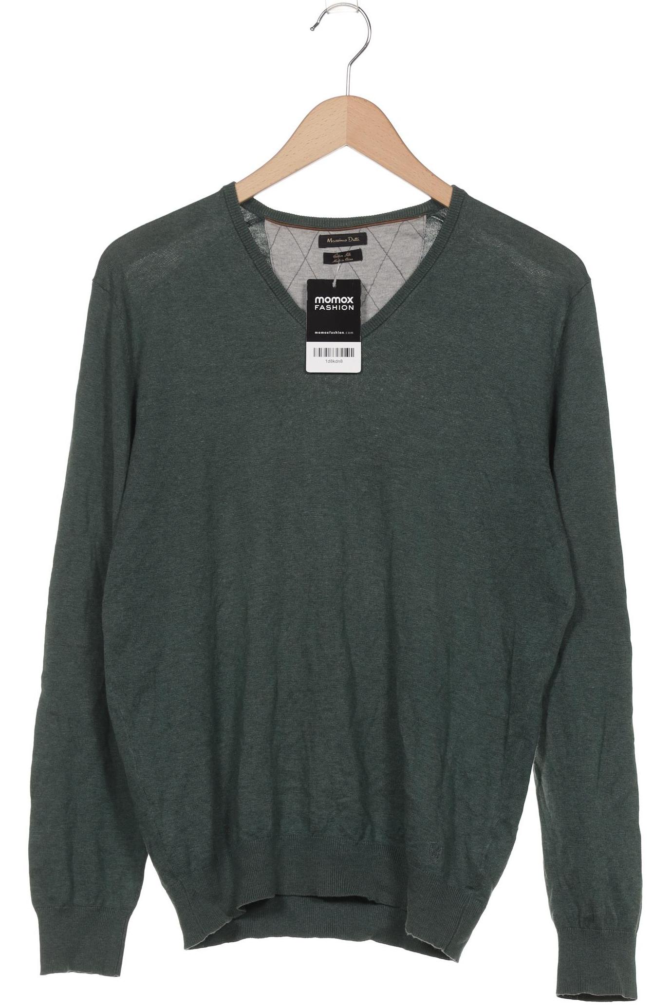

Massimo Dutti Herren Pullover, grün, Gr. 48