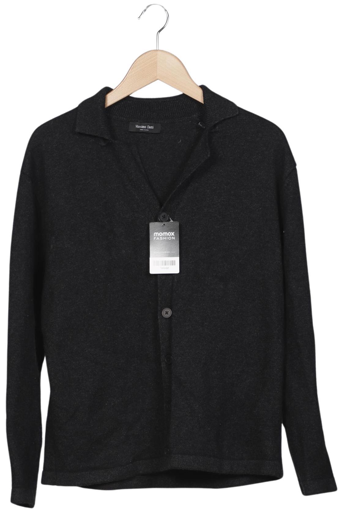 

Massimo Dutti Herren Strickjacke, grau, Gr. 48