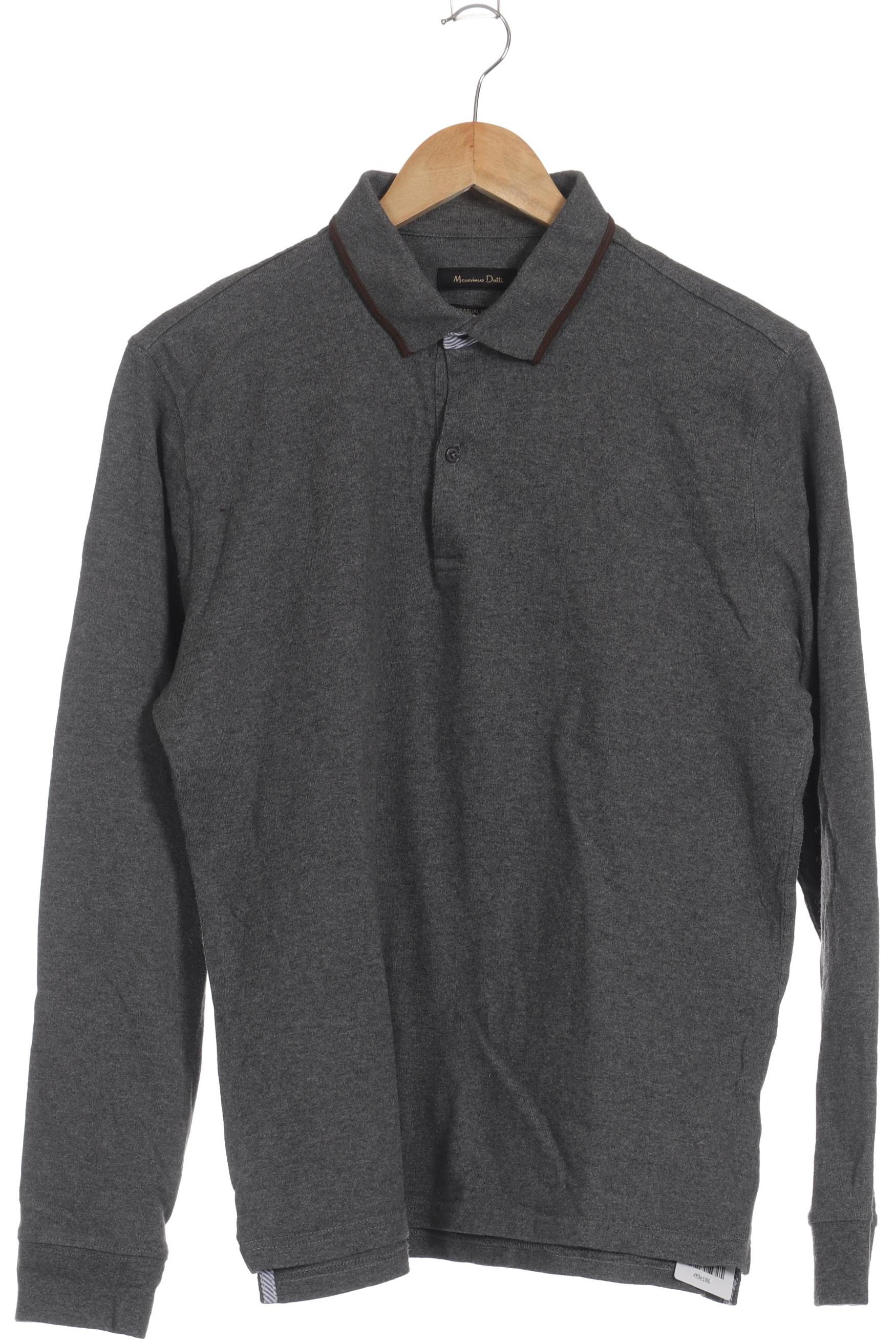 

Massimo Dutti Herren Poloshirt, grau, Gr. 52