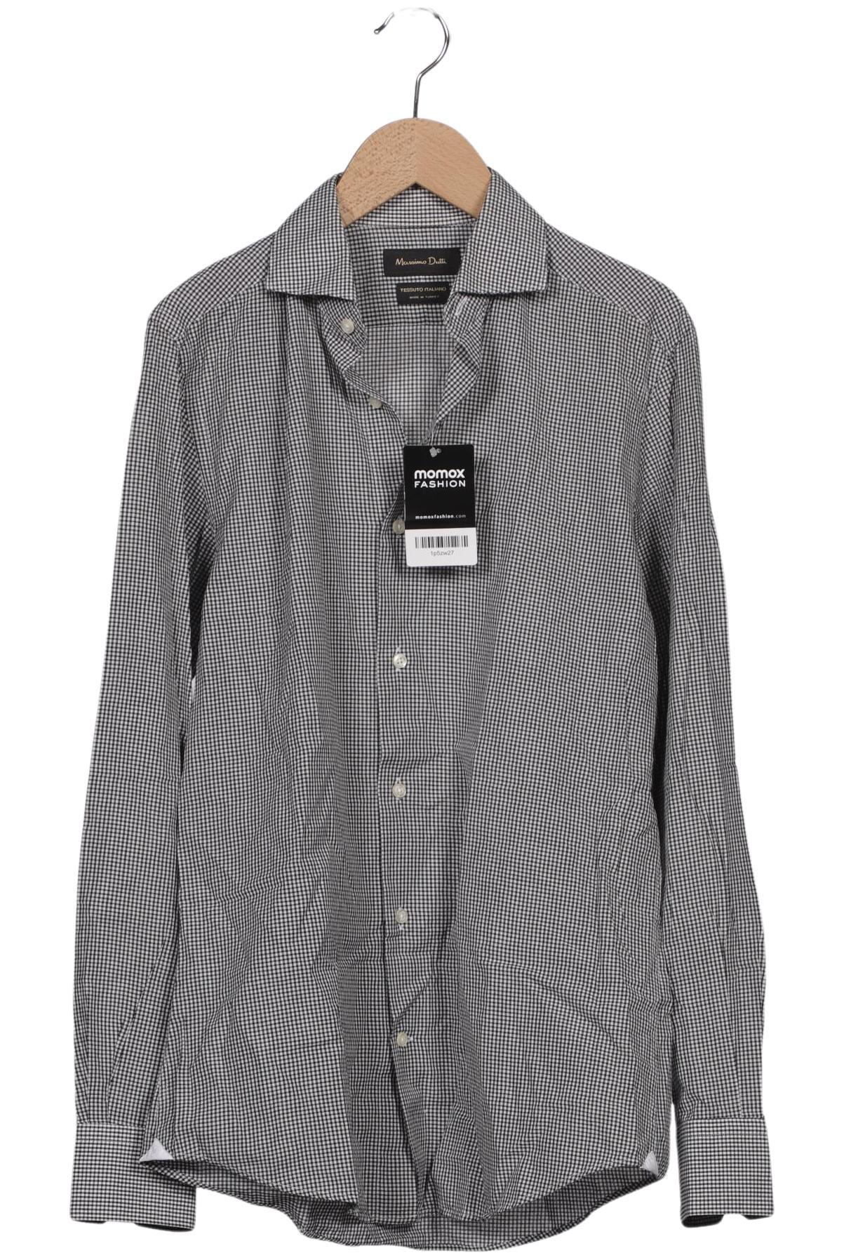 

Massimo Dutti Herren Hemd, grau, Gr. 46