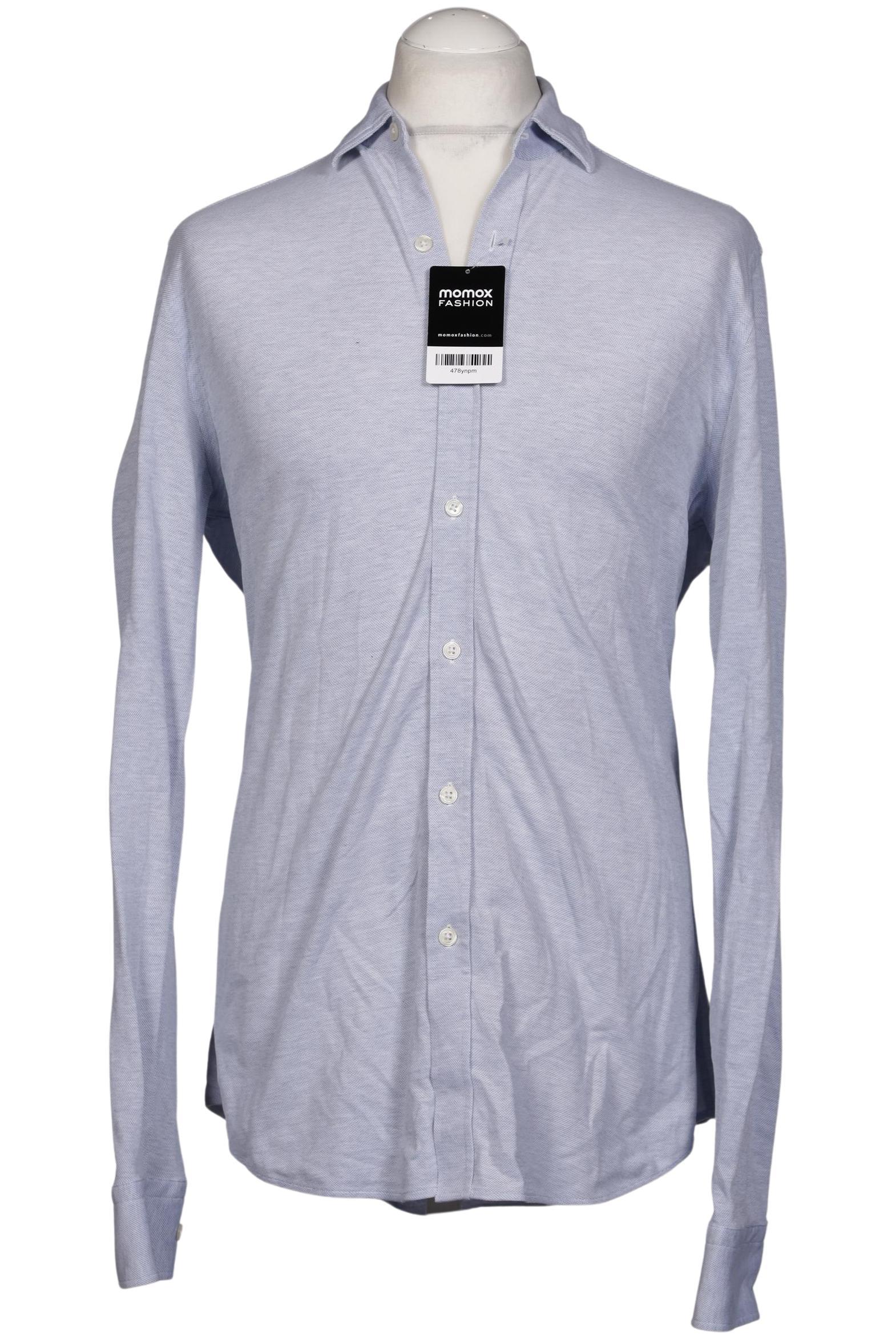 

Massimo Dutti Herren Hemd, hellblau, Gr. 48