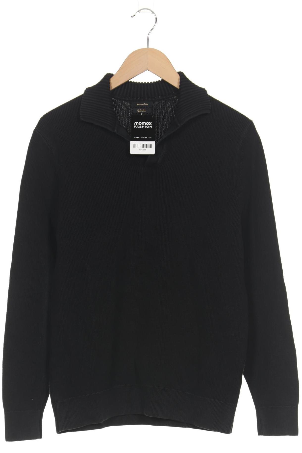 

Massimo Dutti Herren Pullover, schwarz, Gr. 48