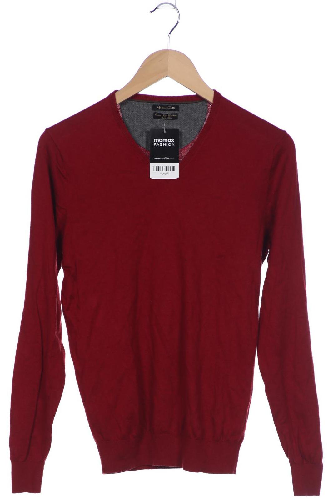 

Massimo Dutti Herren Pullover, rot, Gr. 46