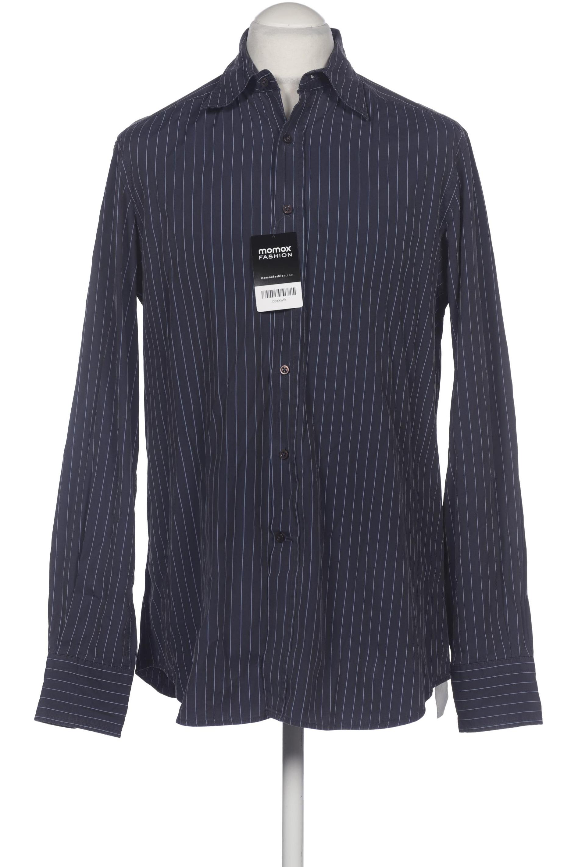 

Massimo Dutti Herren Hemd, marineblau, Gr. 52