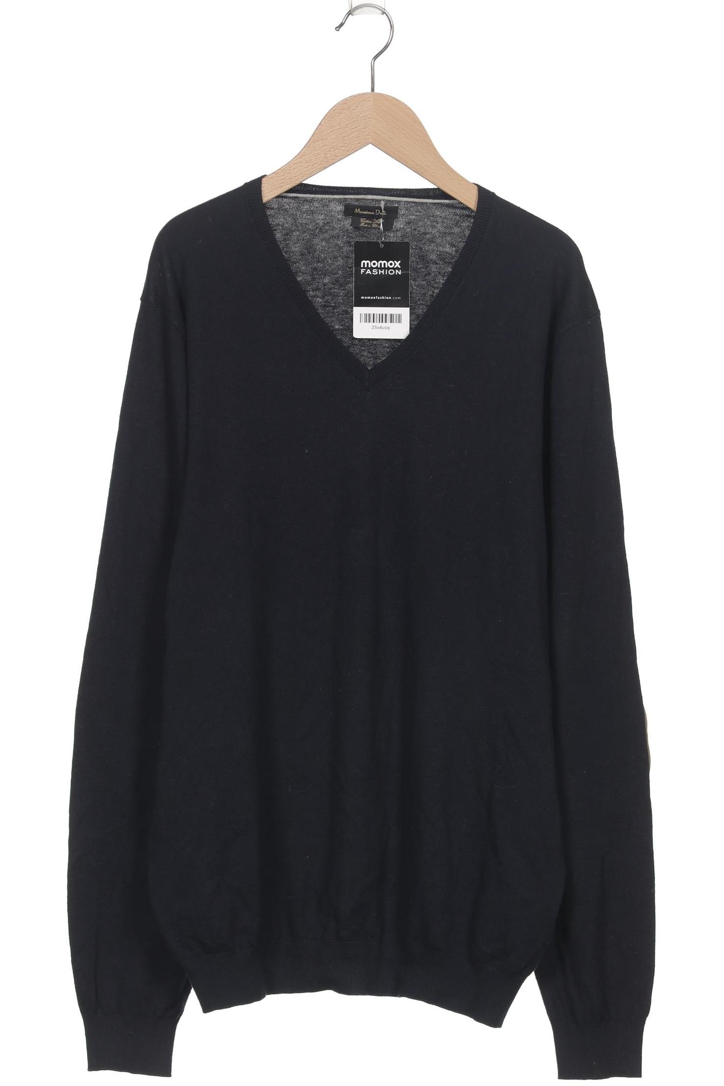 

Massimo Dutti Herren Pullover, marineblau, Gr. 52