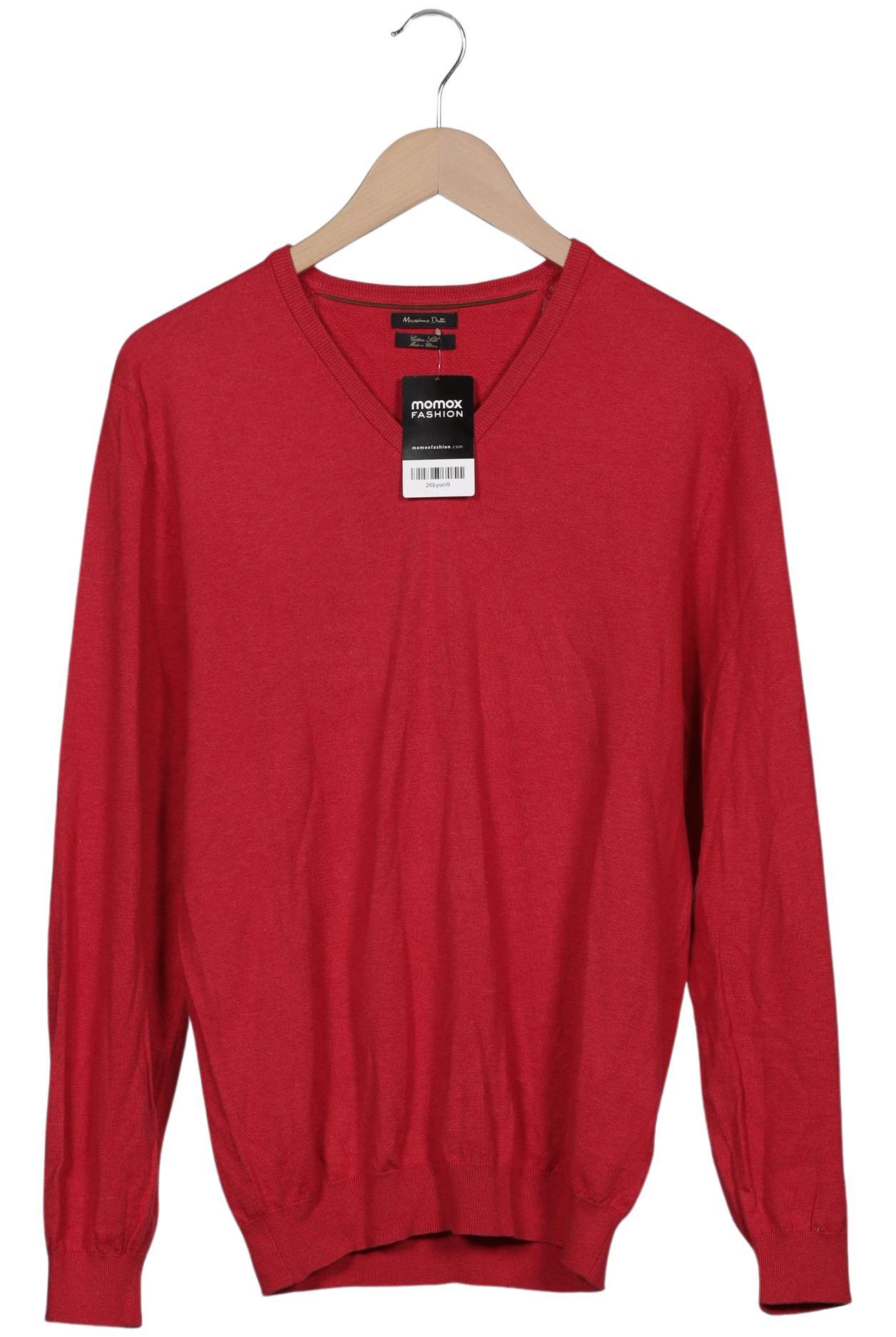 

Massimo Dutti Herren Pullover, rot, Gr. 52