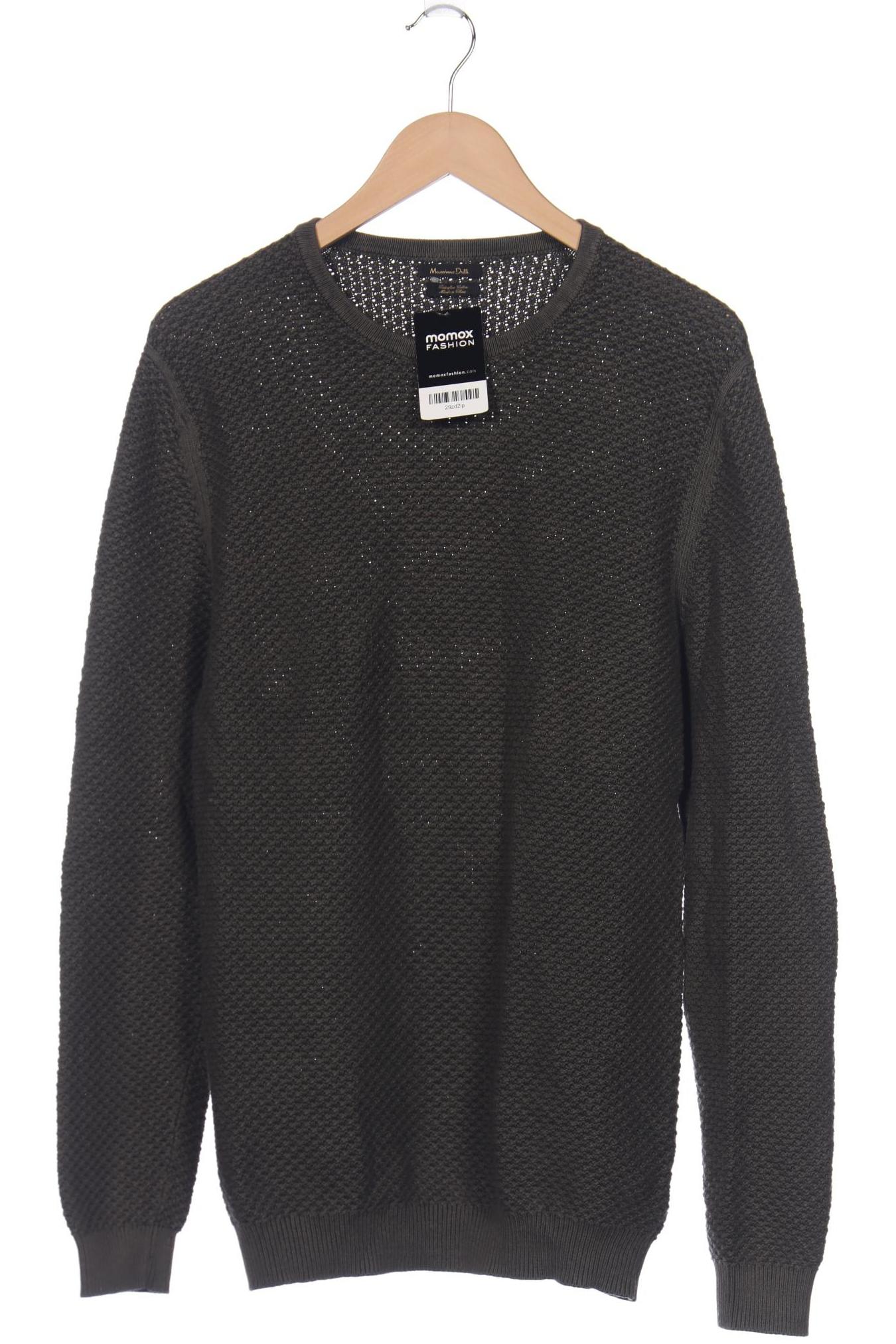 

Massimo Dutti Herren Pullover, grün, Gr. 52
