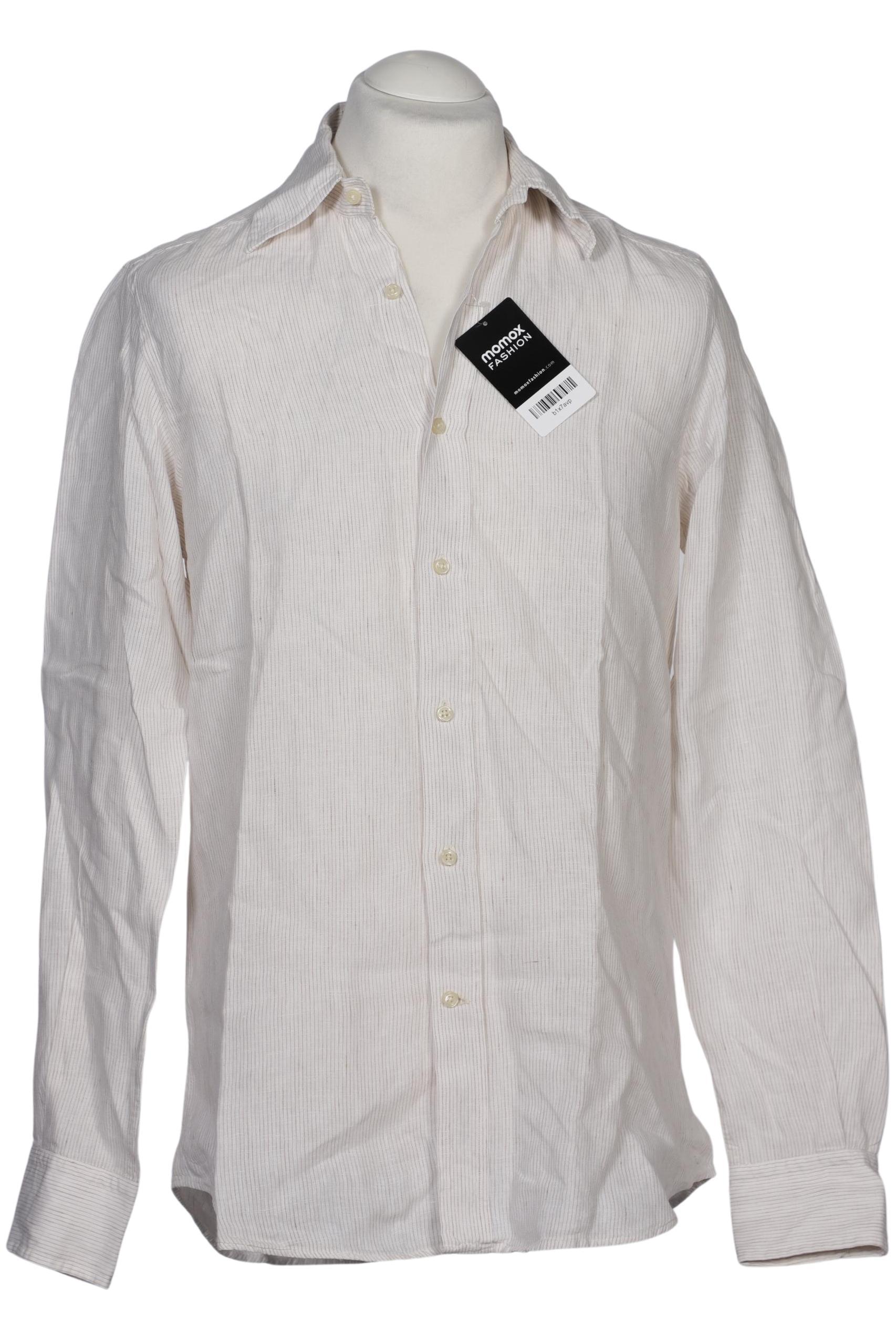 

Massimo Dutti Herren Hemd, cremeweiß, Gr. 48