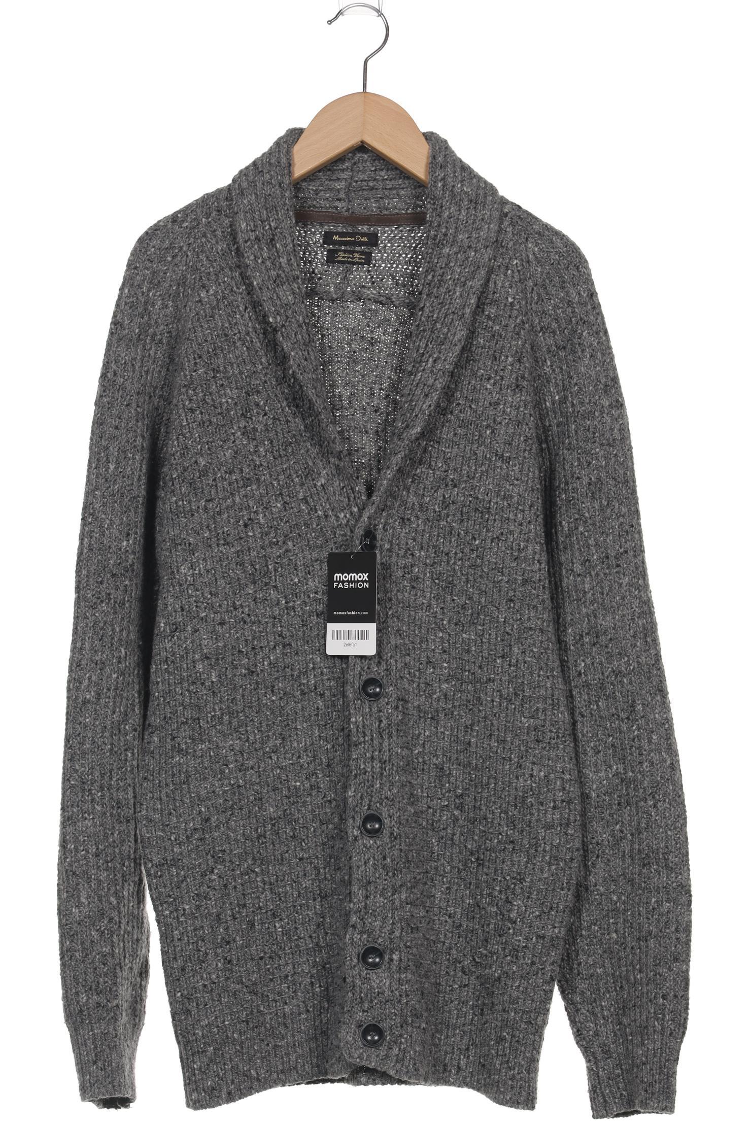 

Massimo Dutti Herren Strickjacke, grau, Gr. 52