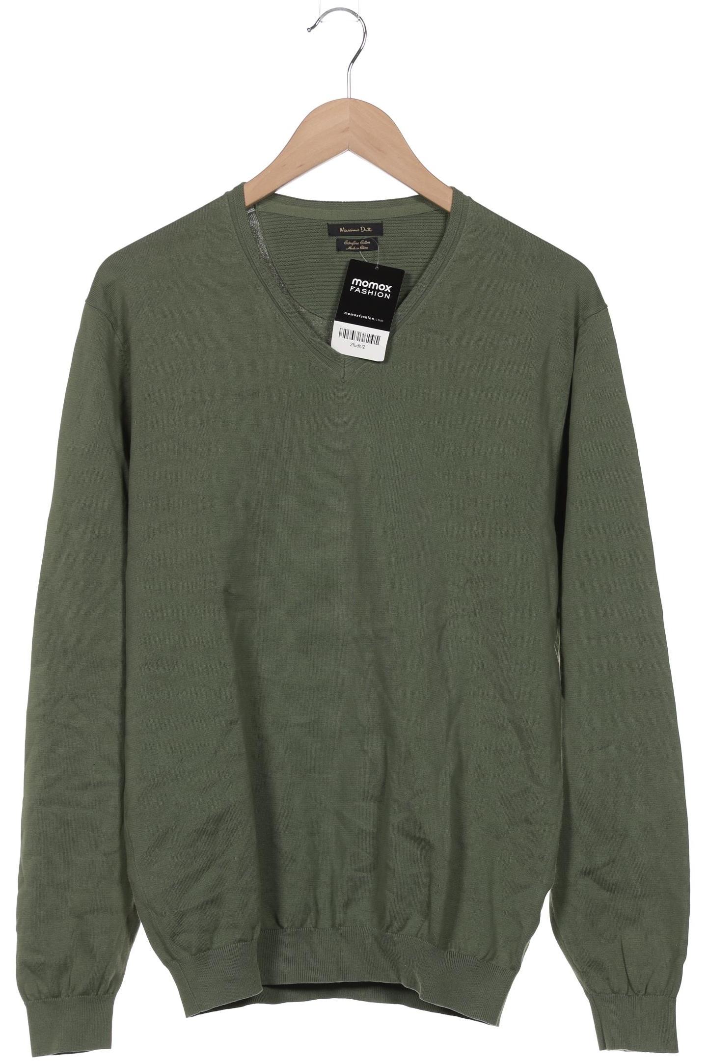 

Massimo Dutti Herren Pullover, grün, Gr. 54