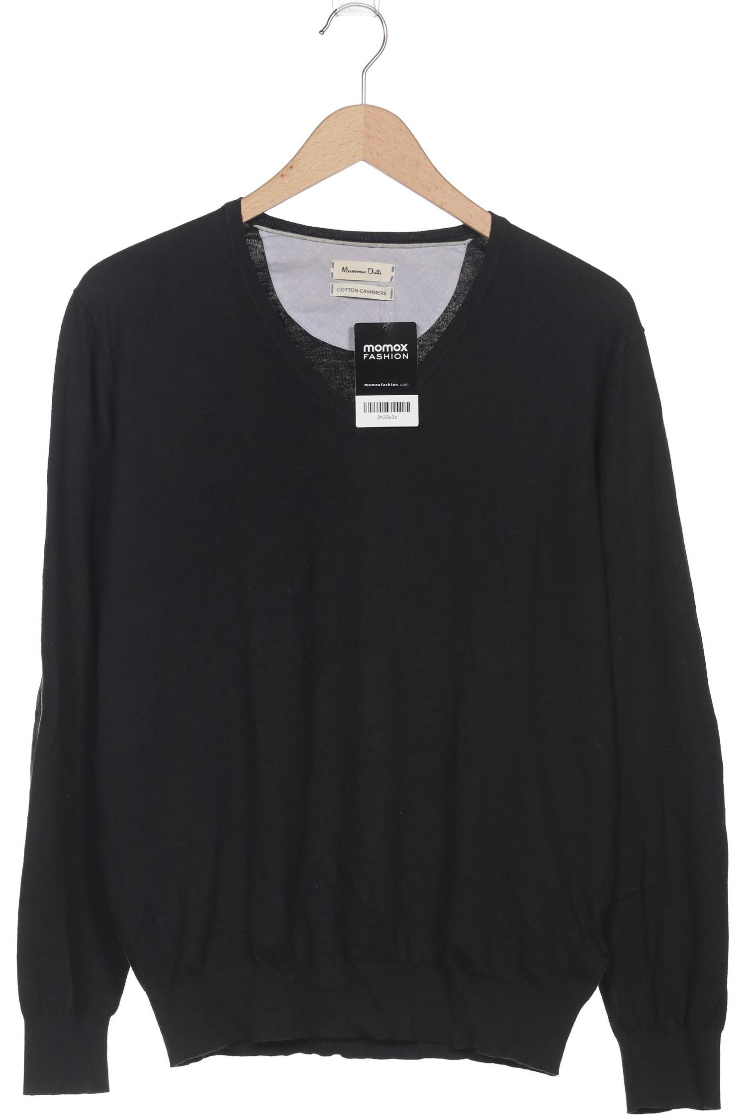 

Massimo Dutti Herren Pullover, schwarz, Gr. 52