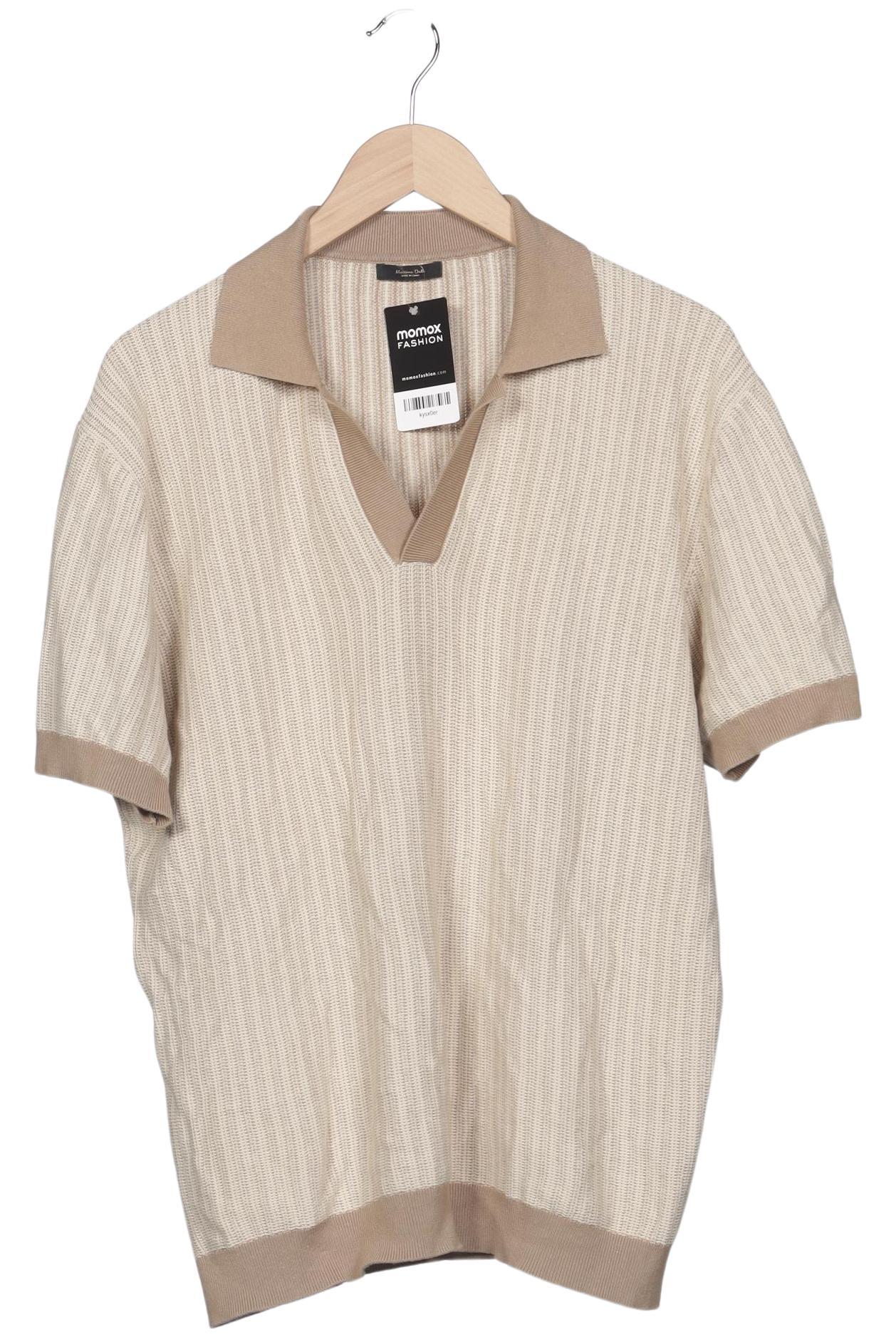 

Massimo Dutti Herren Poloshirt, beige, Gr. 52