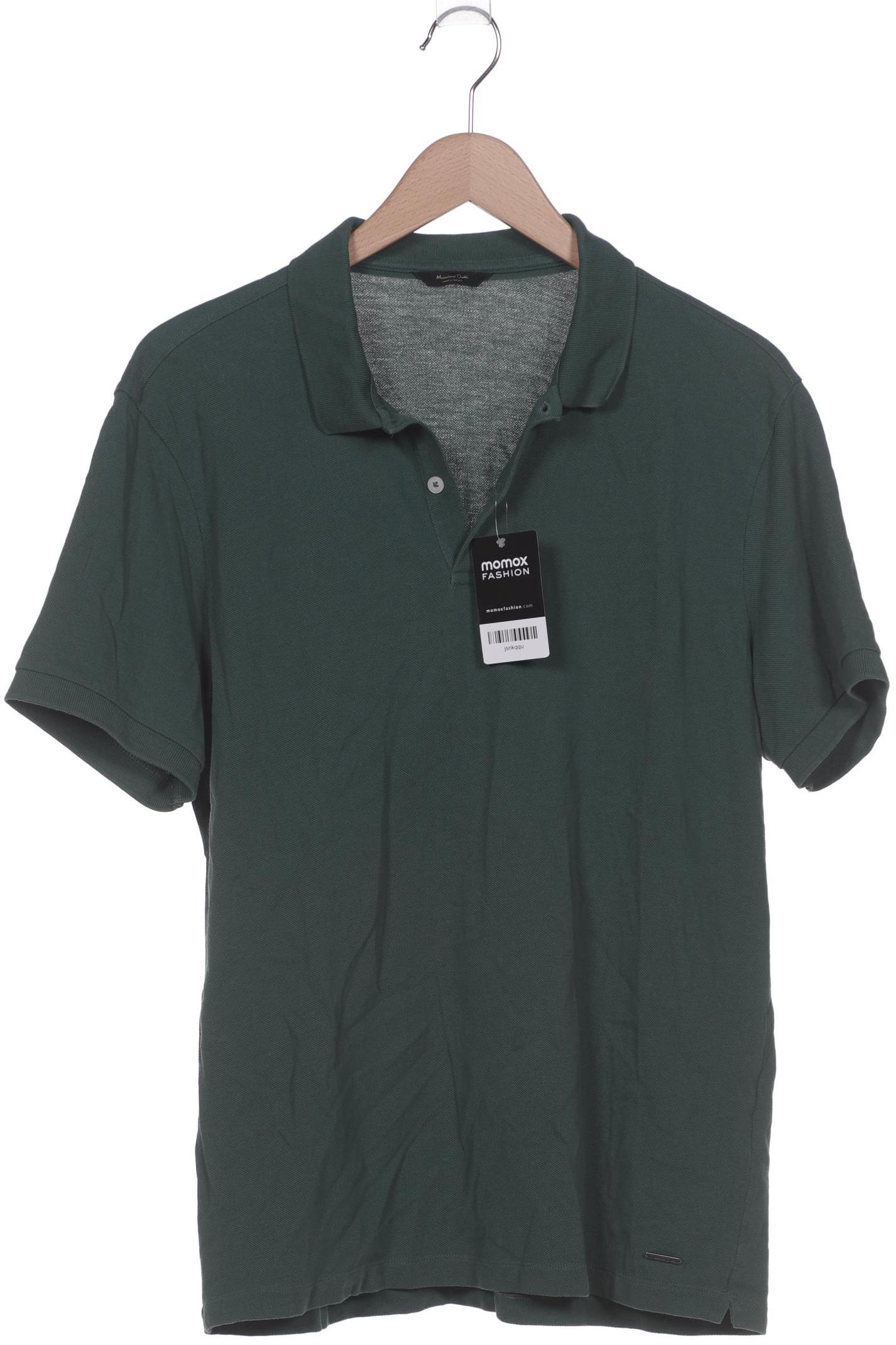 

Massimo Dutti Herren Poloshirt, grün, Gr. 52