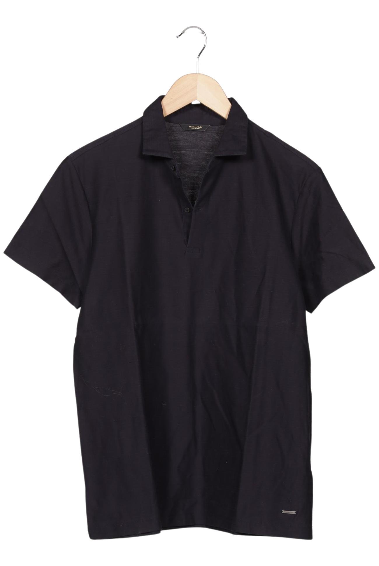 Thumbnail - Massimo Dutti Herren Poloshirt, schwarz, Gr. 52