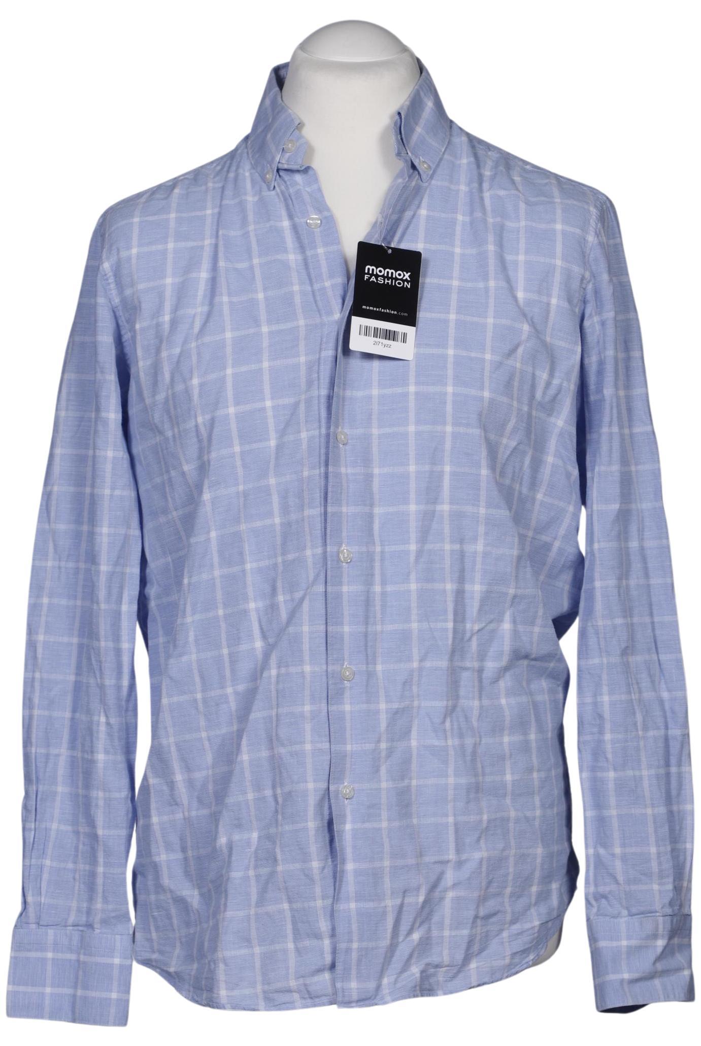 

Massimo Dutti Herren Hemd, hellblau, Gr. 52