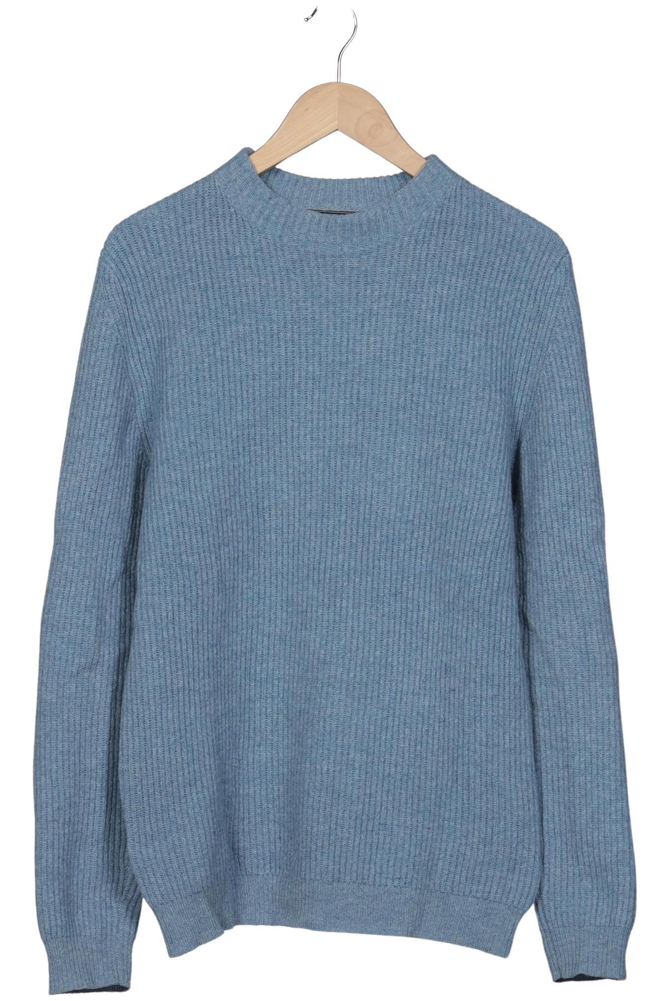 

Massimo Dutti Herren Pullover, blau, Gr. 54