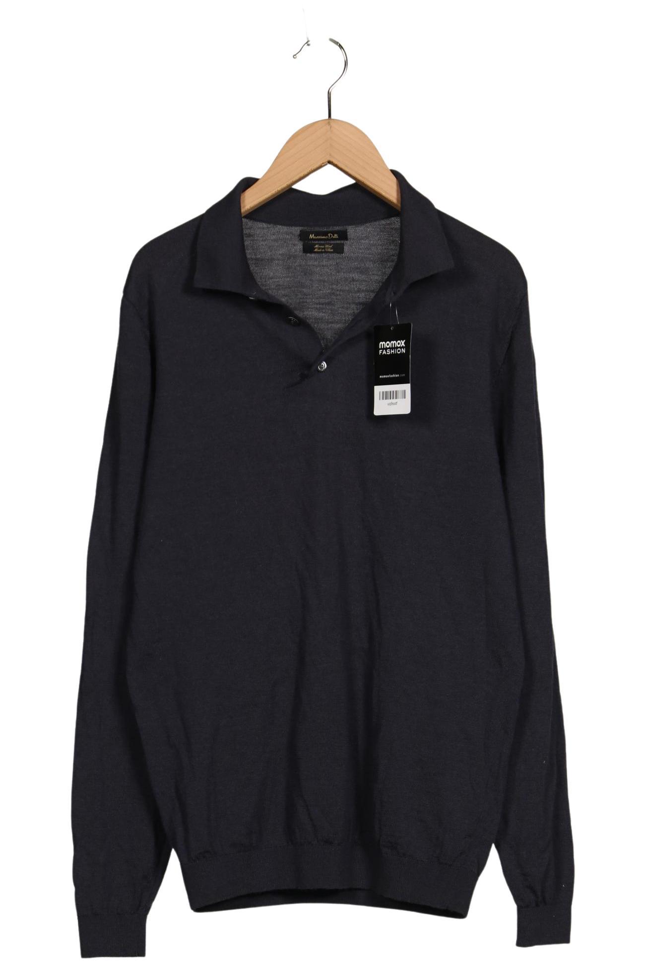 

Massimo Dutti Herren Pullover, marineblau, Gr. 48