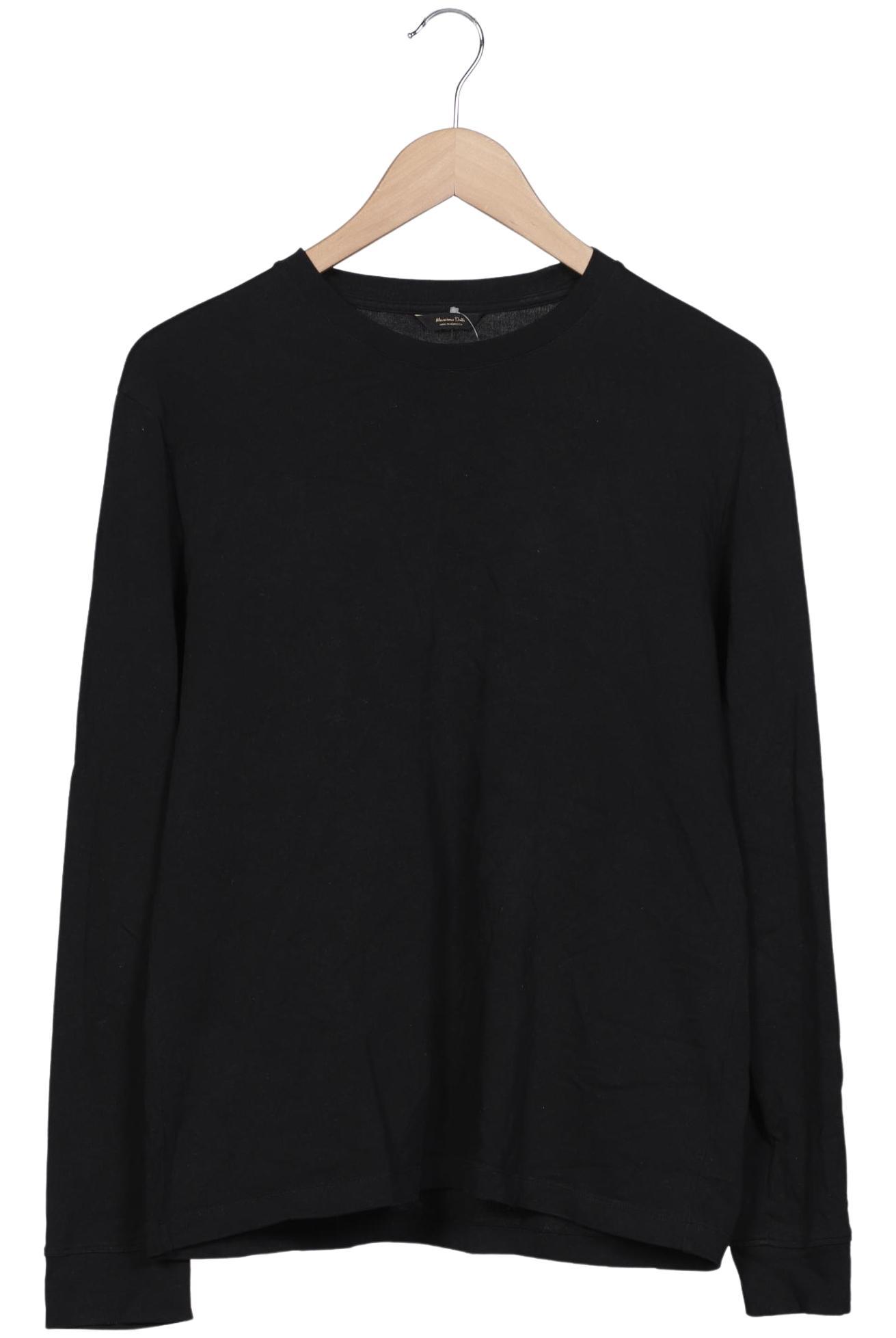 

Massimo Dutti Herren Langarmshirt, schwarz, Gr. 52