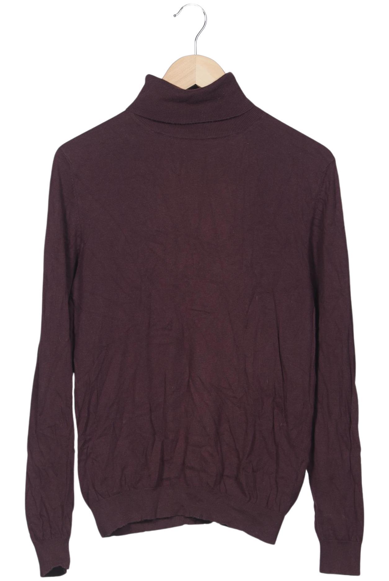 

Massimo Dutti Herren Pullover, bordeaux, Gr. 48