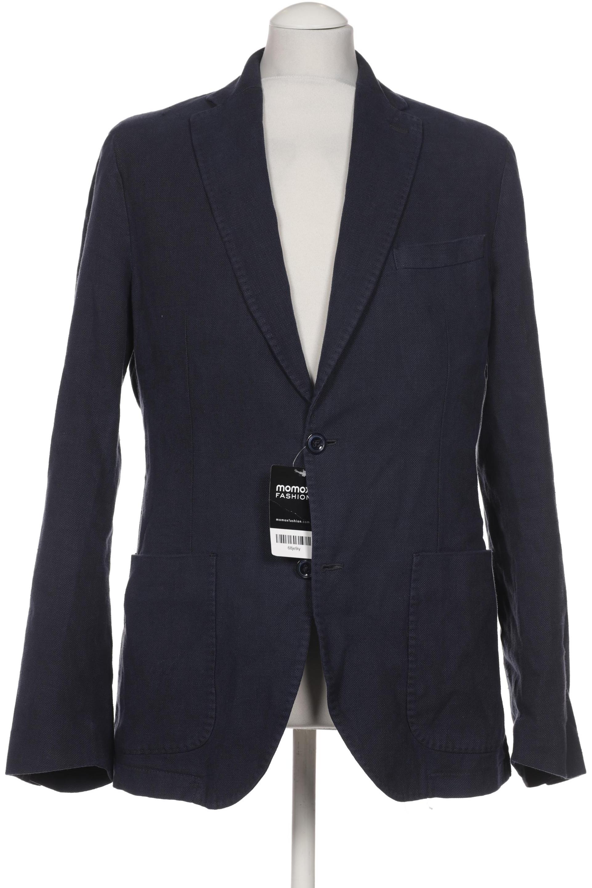 

Massimo Dutti Herren Sakko, marineblau, Gr. 50