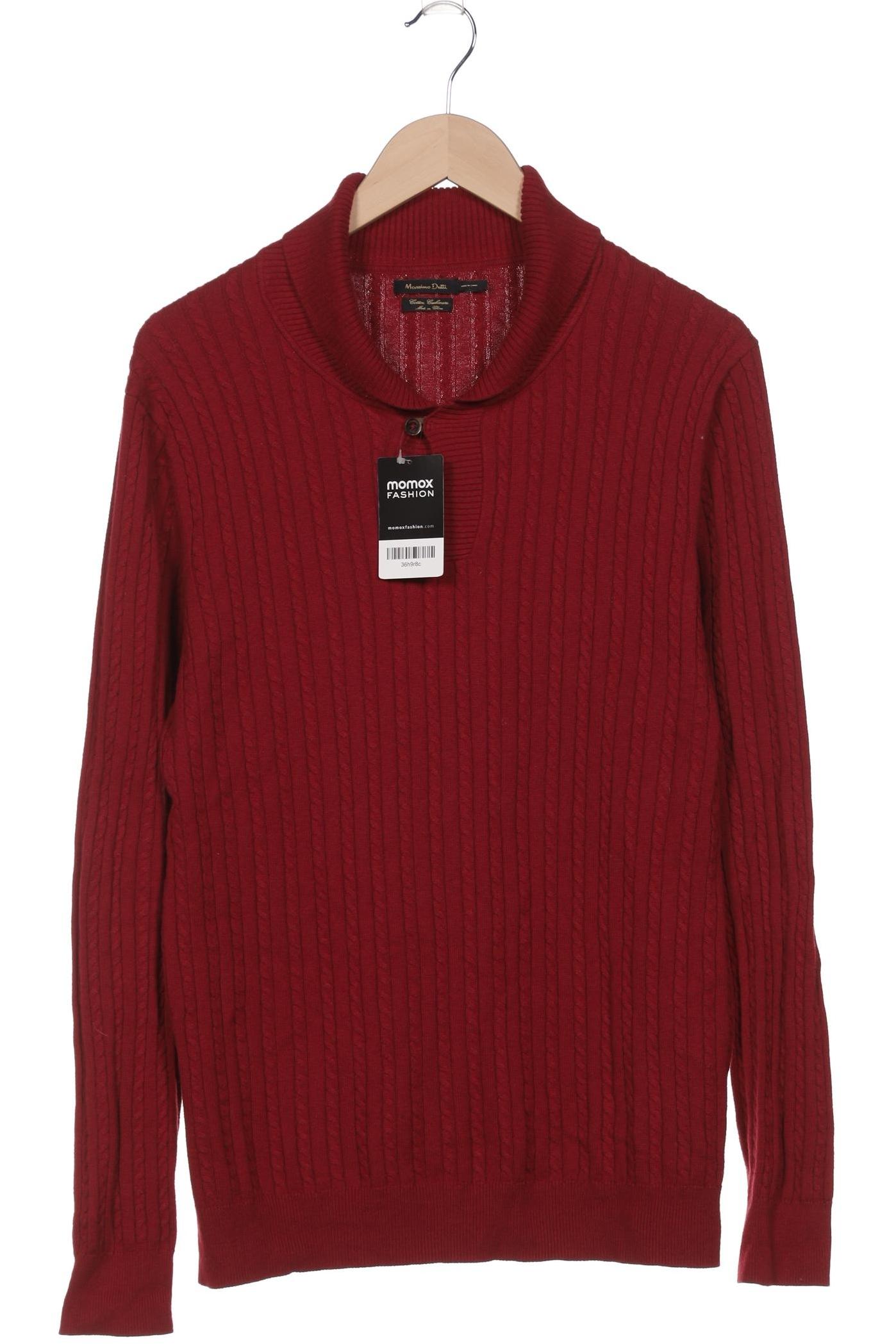 

Massimo Dutti Herren Pullover, bordeaux, Gr. 54