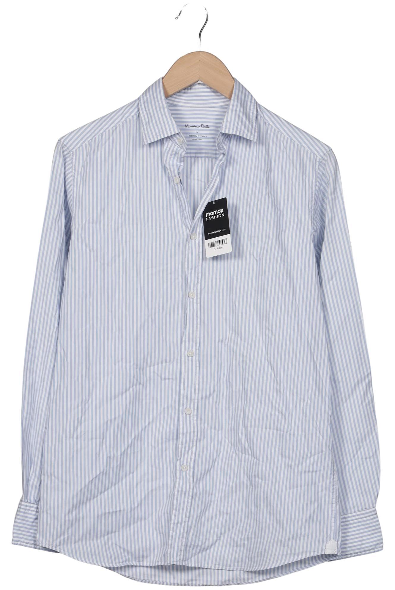 

Massimo Dutti Herren Hemd, hellblau, Gr. 46