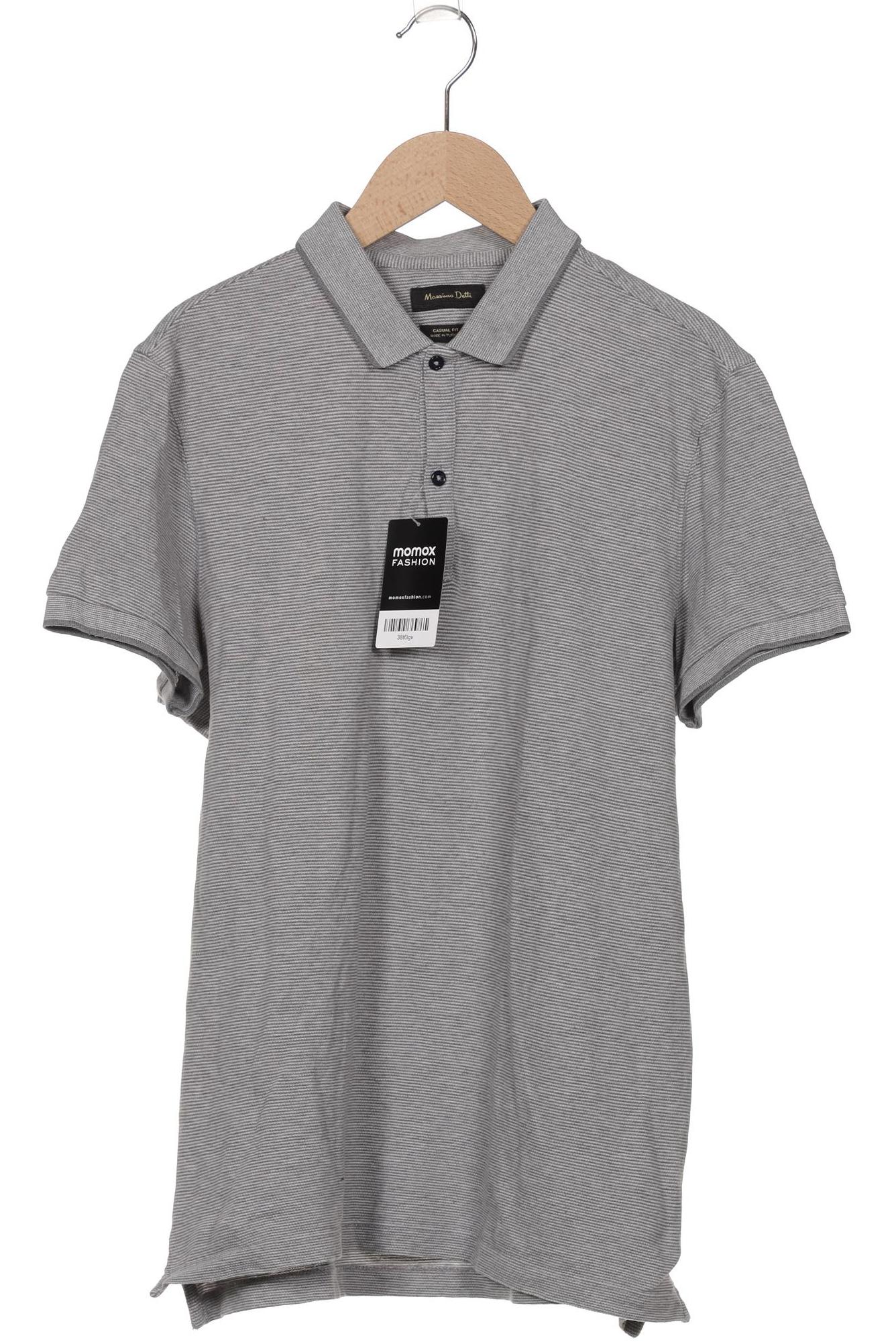 

Massimo Dutti Herren Poloshirt, grau, Gr. 48