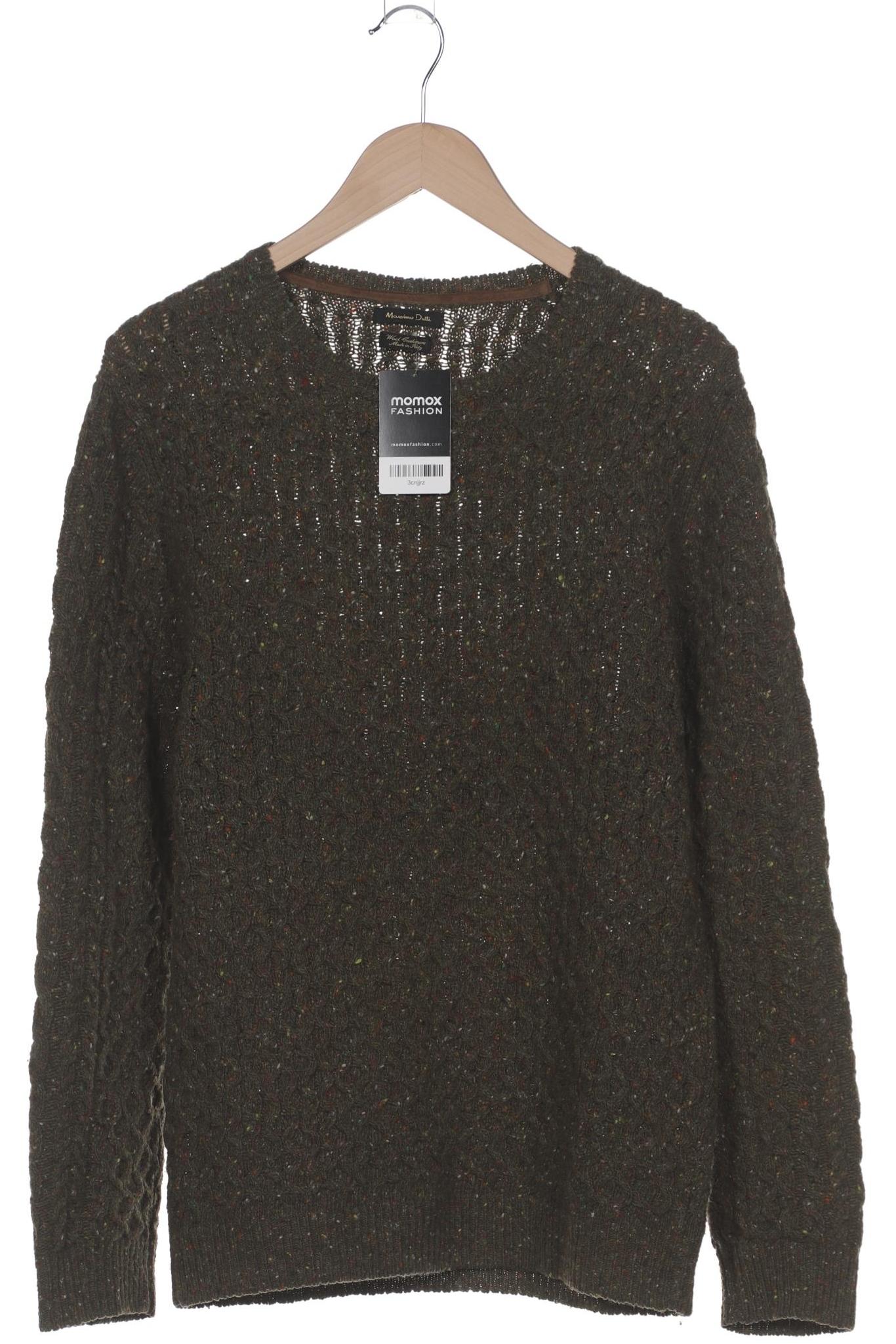 

Massimo Dutti Herren Pullover, grün, Gr. 52