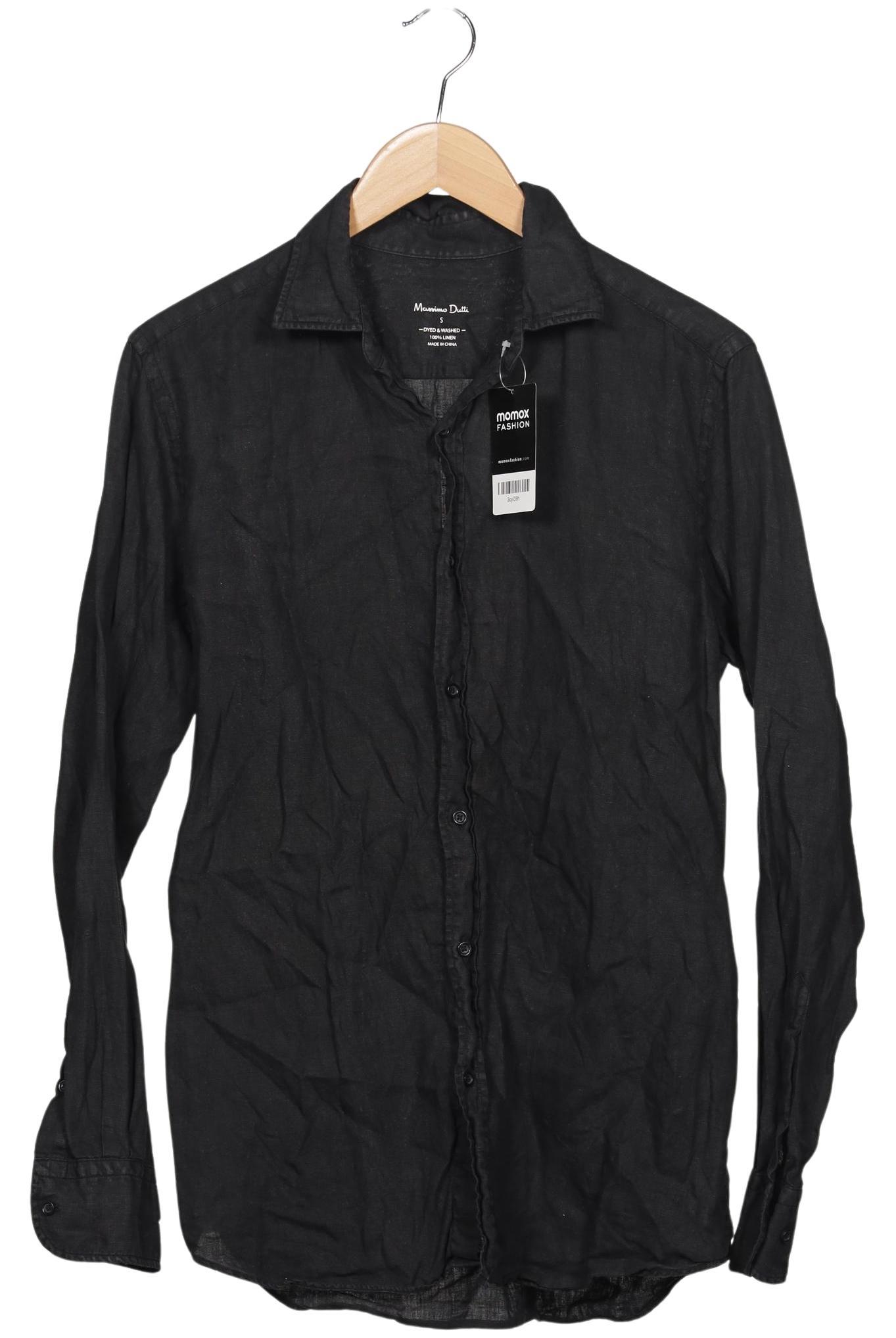 Thumbnail - Massimo Dutti Herren Hemd, schwarz, Gr. 46