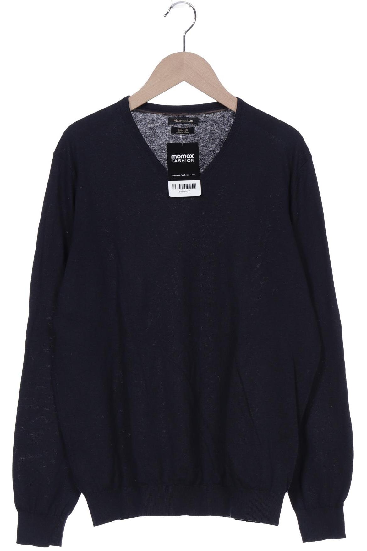 

Massimo Dutti Herren Pullover, marineblau, Gr. 48
