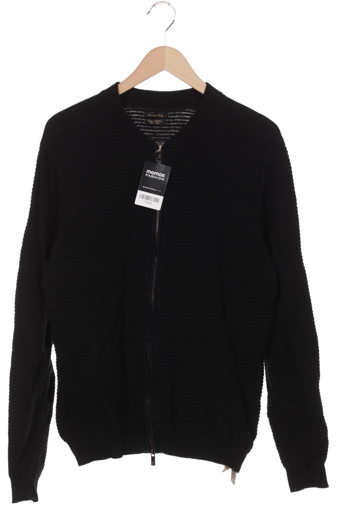 

Massimo Dutti Herren Strickjacke, schwarz, Gr. 54