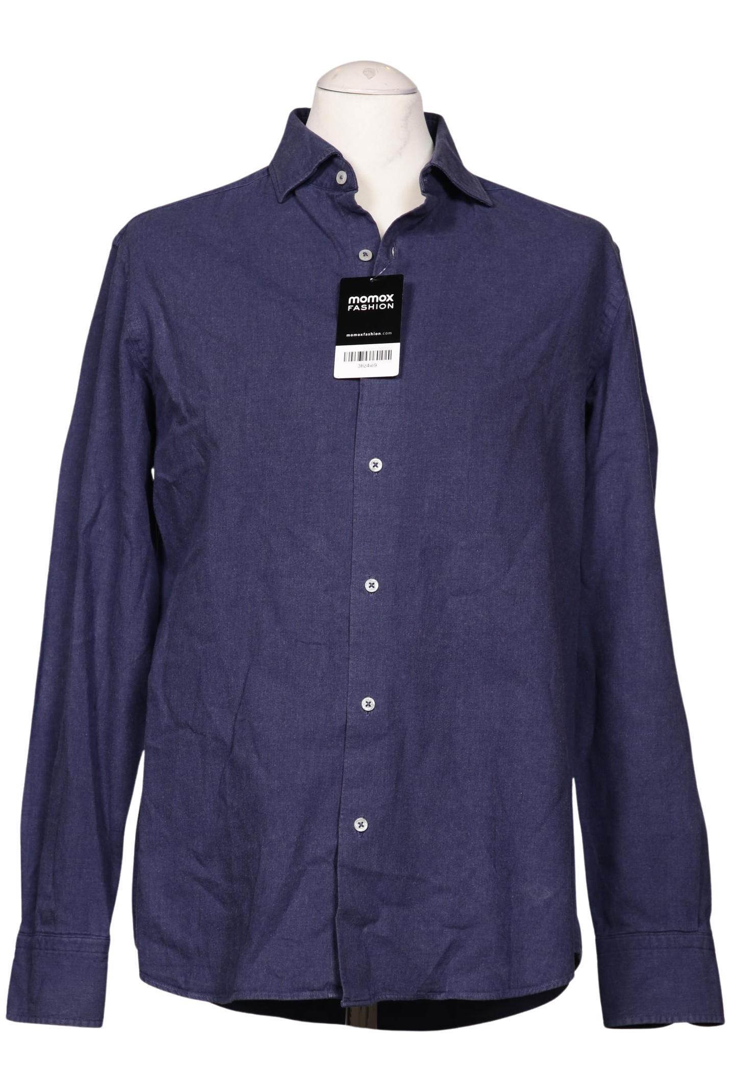 

Massimo Dutti Herren Hemd, marineblau, Gr. 52