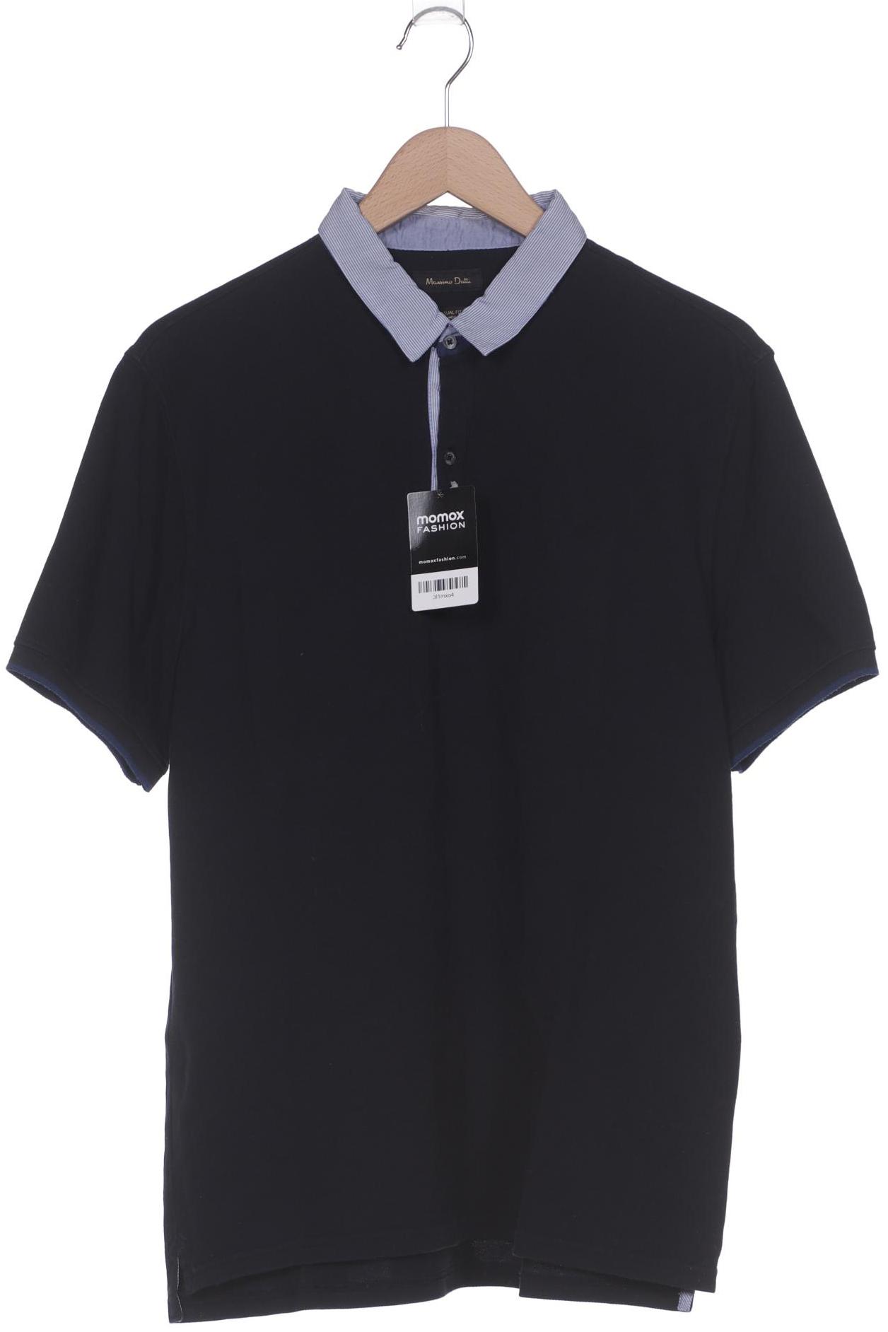 

Massimo Dutti Herren Poloshirt, marineblau, Gr. 56